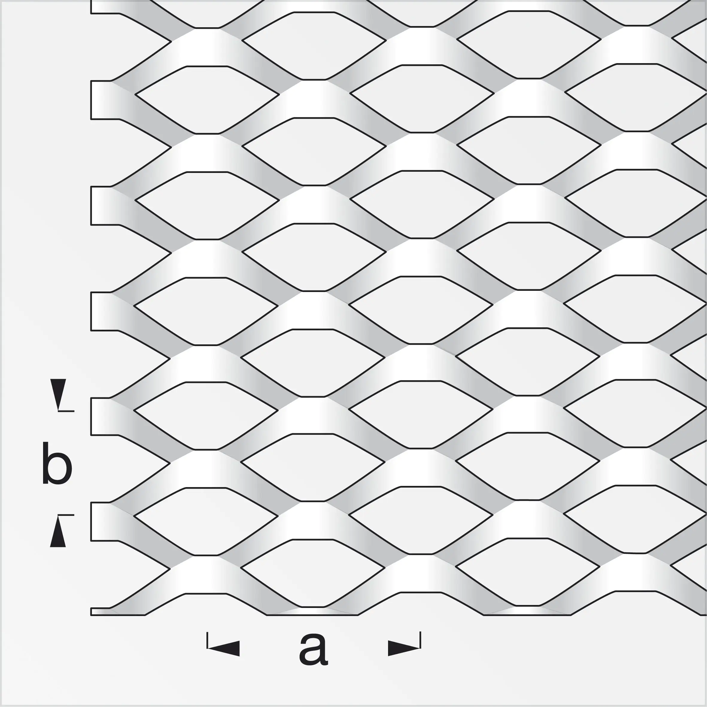 alfer Streckmetall Aluminium eloxiert messing