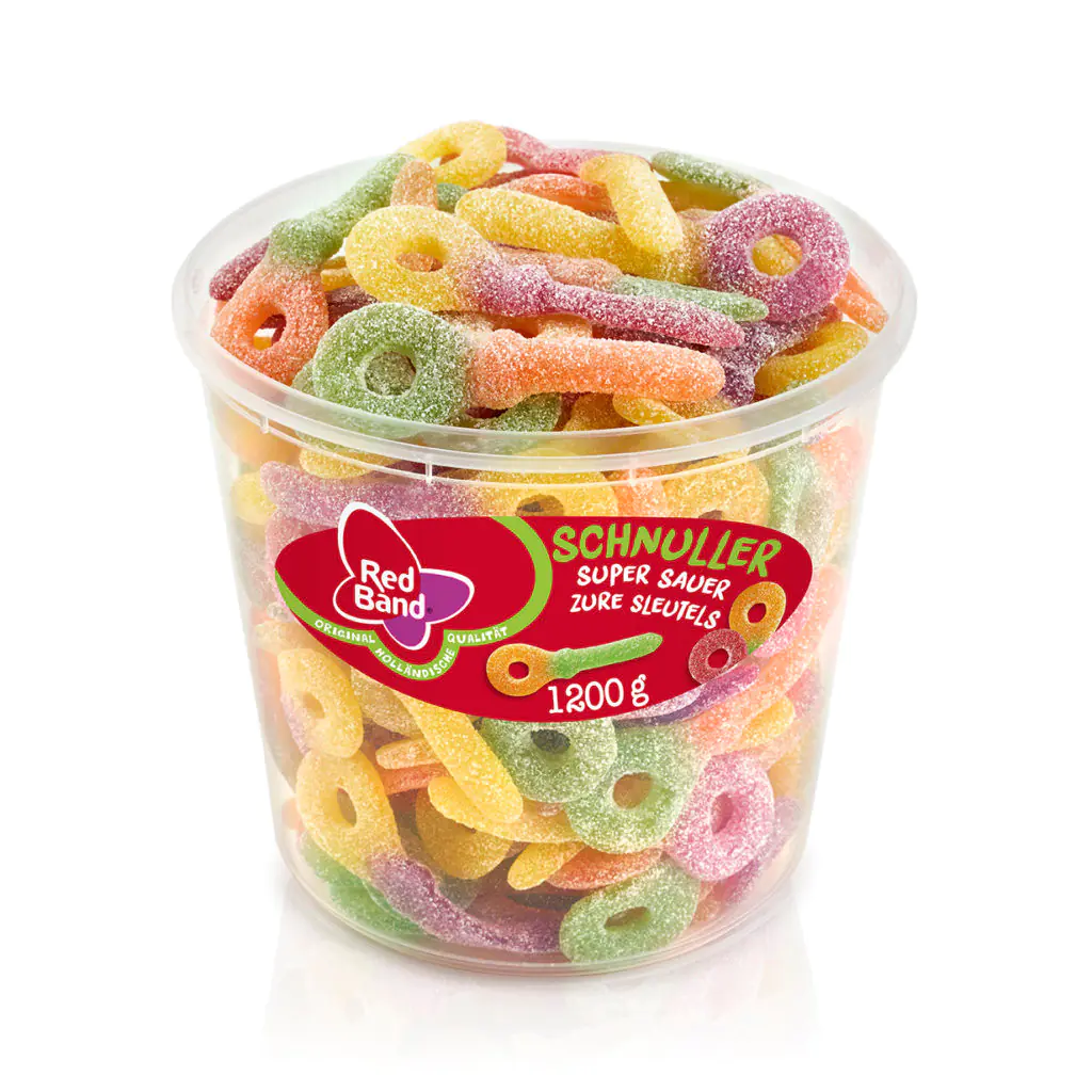 Red Band Fruchtgummi Schnuller super sauer 1200 g