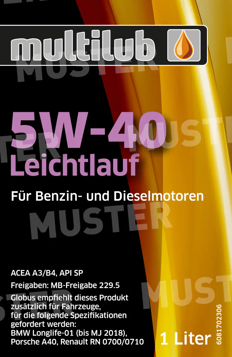 Multilub Motoröl 5W-40LL 1L