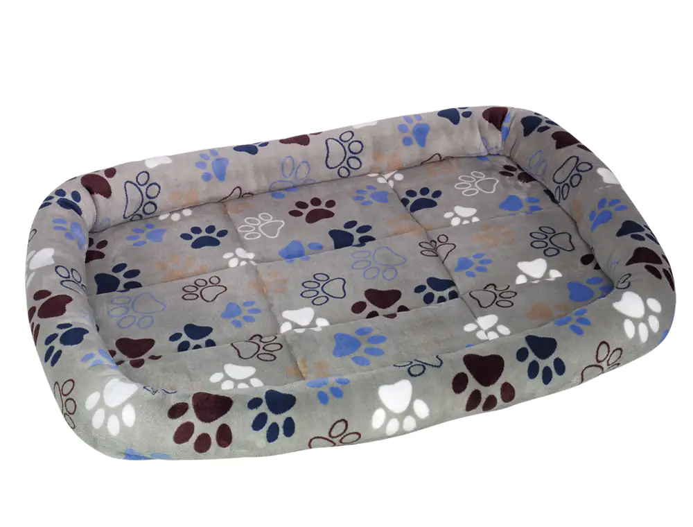 Nobby Hundematte mit Rand Lissi Classic oval hellgrau