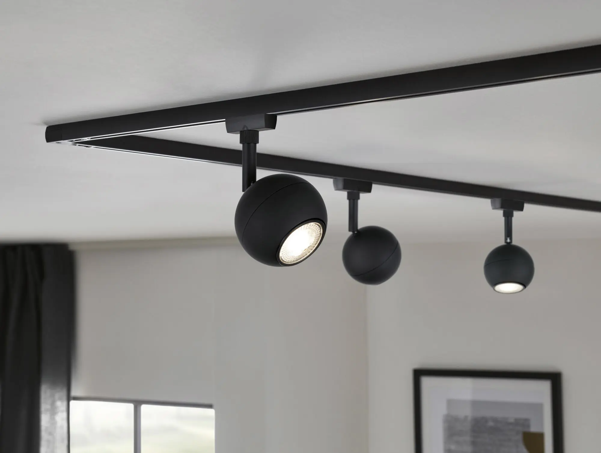 Paulmann URail Einzelspot Tup schwarz matt GU10 