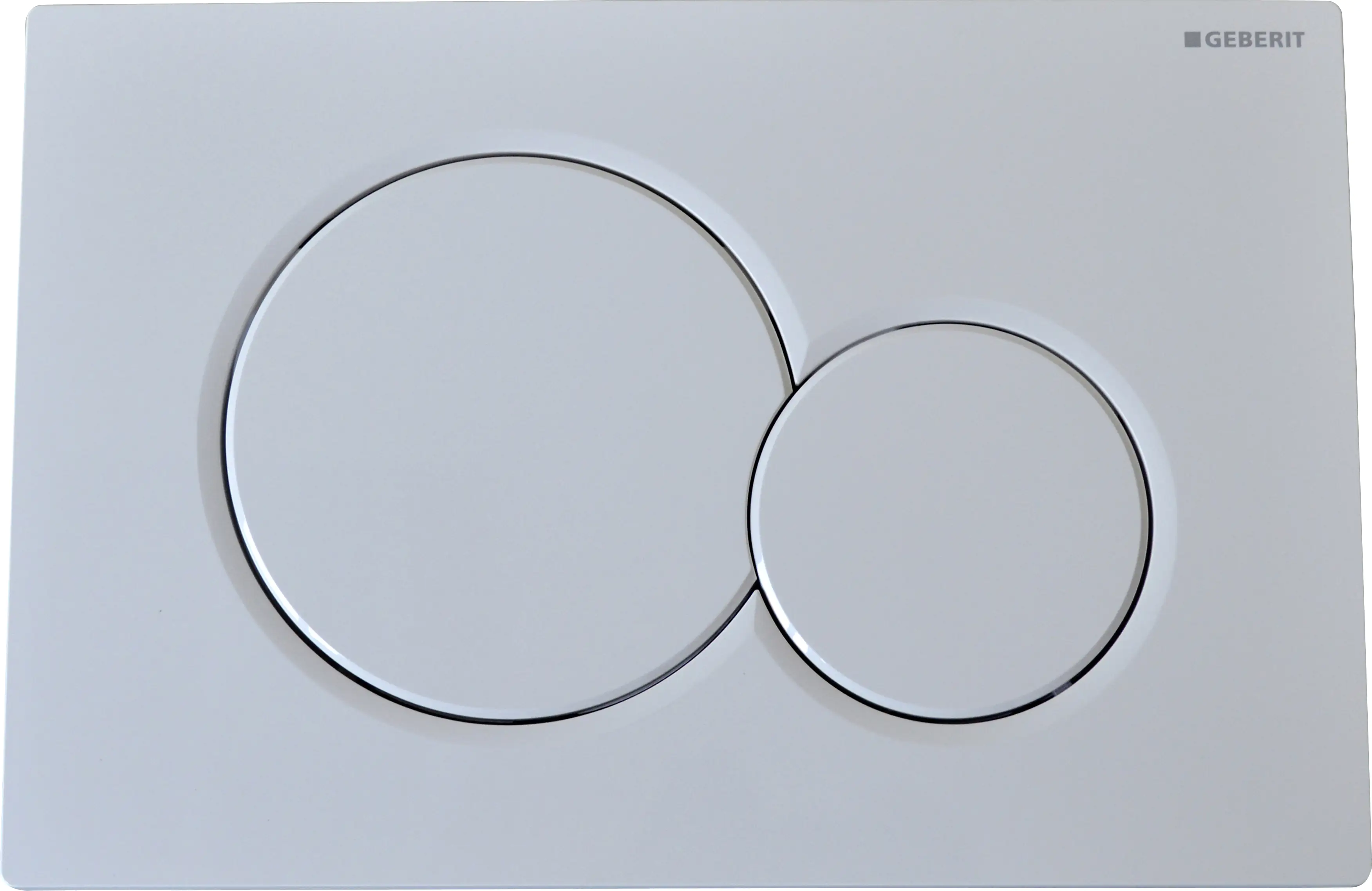 Betätigungsplatte Sigma 01 weiß