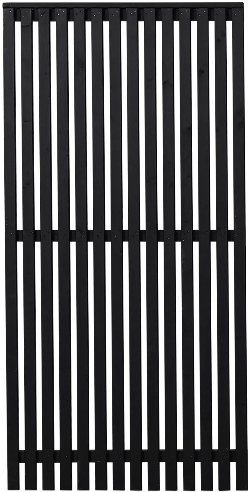 Plus Zaun Sendai 90 x 180 cm RAL 9005 Schwarz