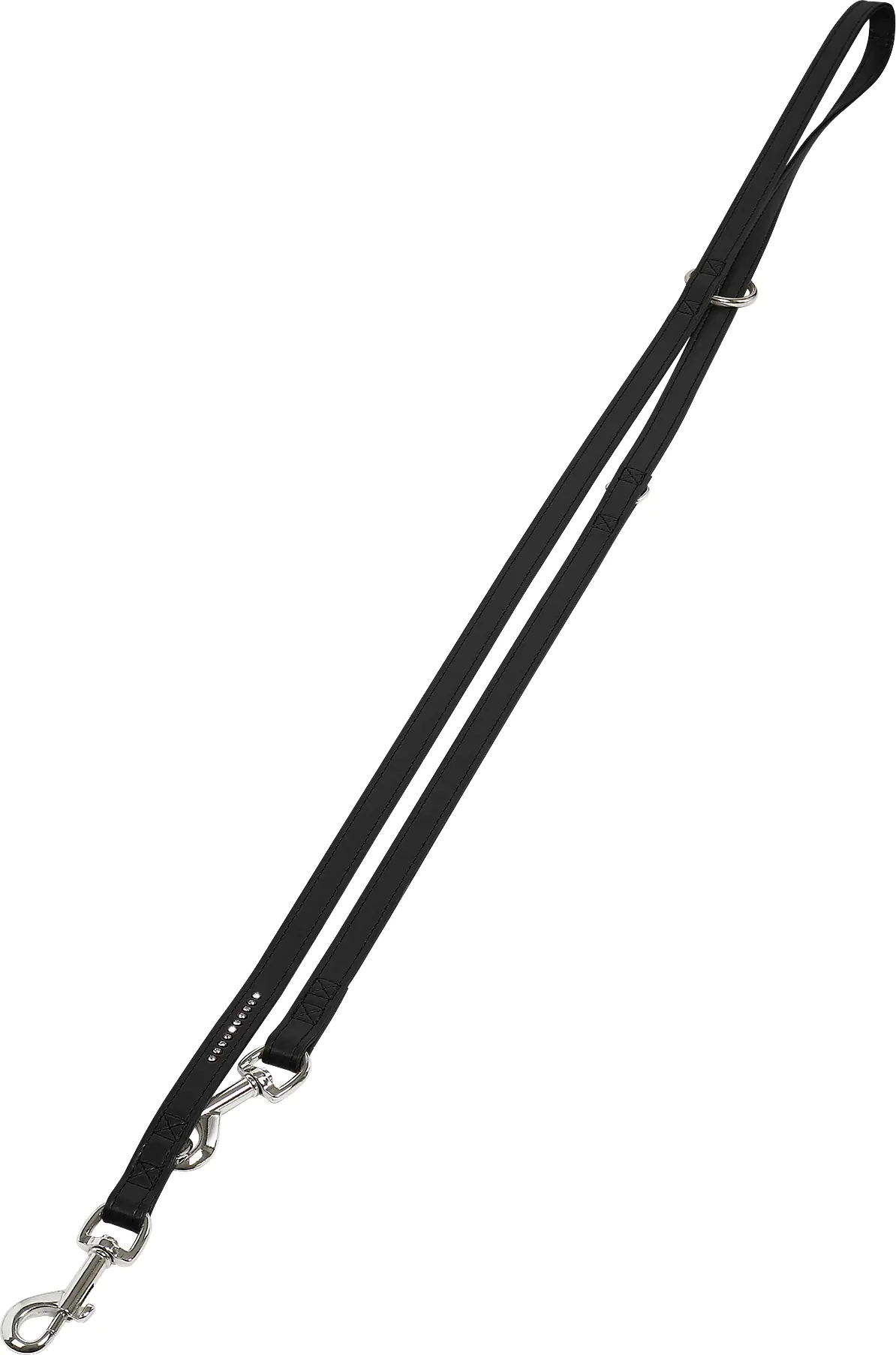 Nobby Führleine Crystal schwarz L x B 200 cm x 12 mm