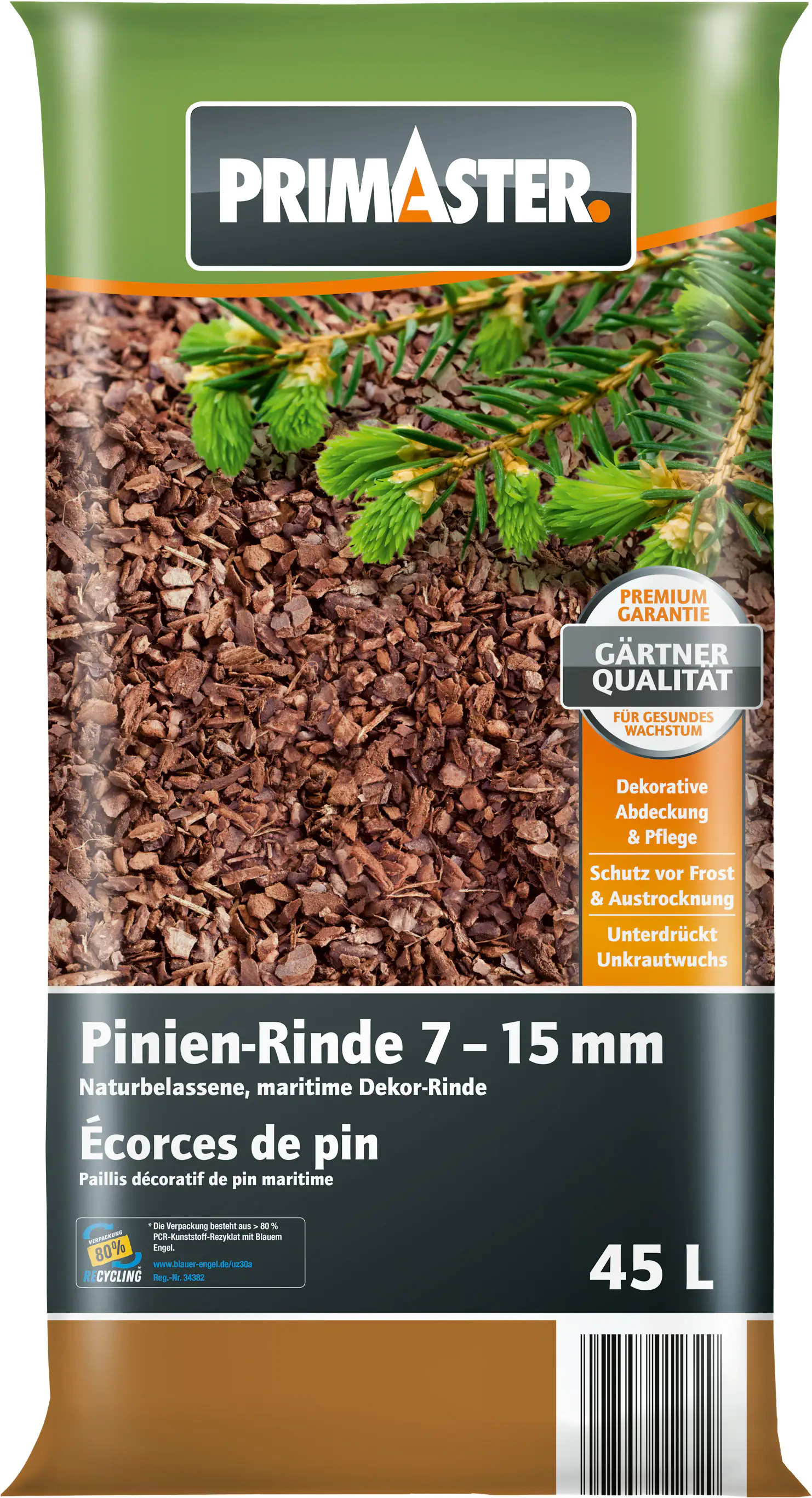 Primaster Pininerinde 7-15 mm 45 L Primaster Pininerinde 7-15 mm 45 L