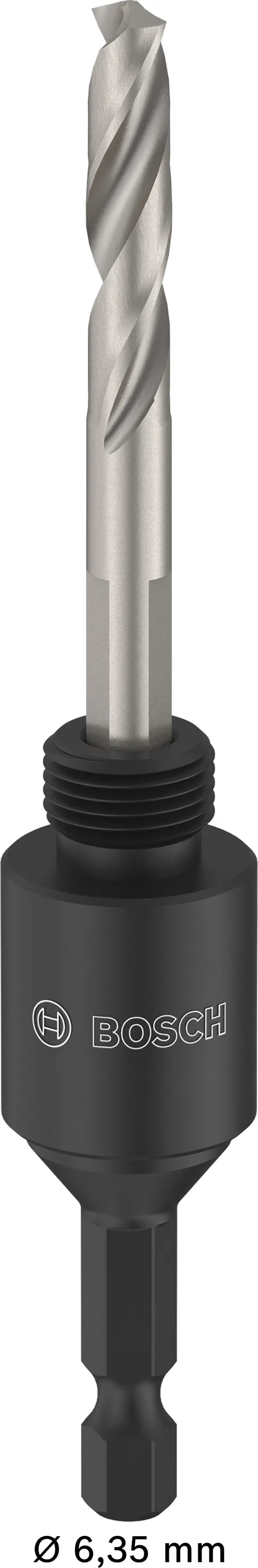 Bosch Sechskant-Lochsägenadapter mit Zentrierbohrer für Ø 14 bis 30 mm