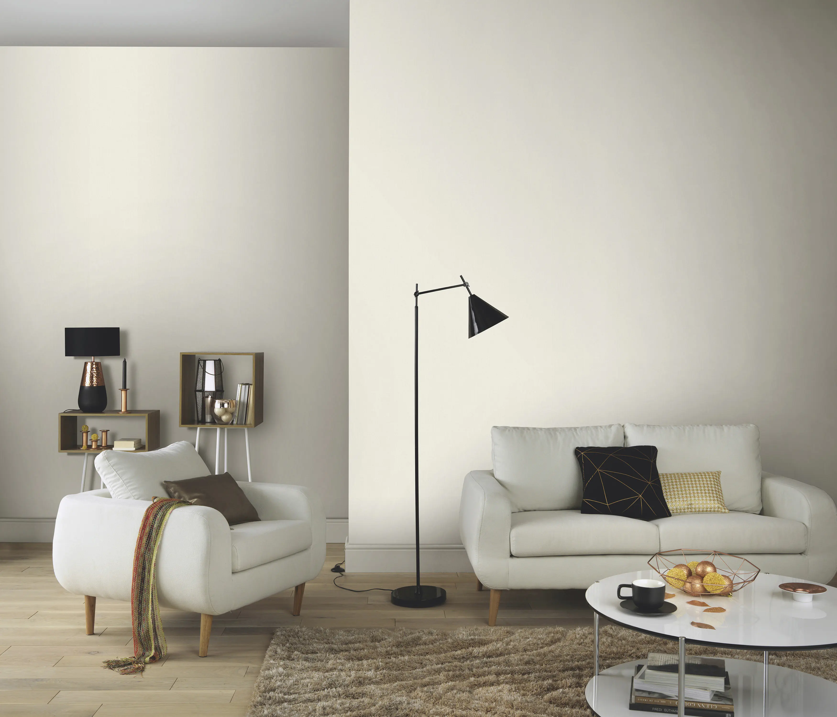Erismann Vliestapete Uni creme 10,05 x 0,53 m
