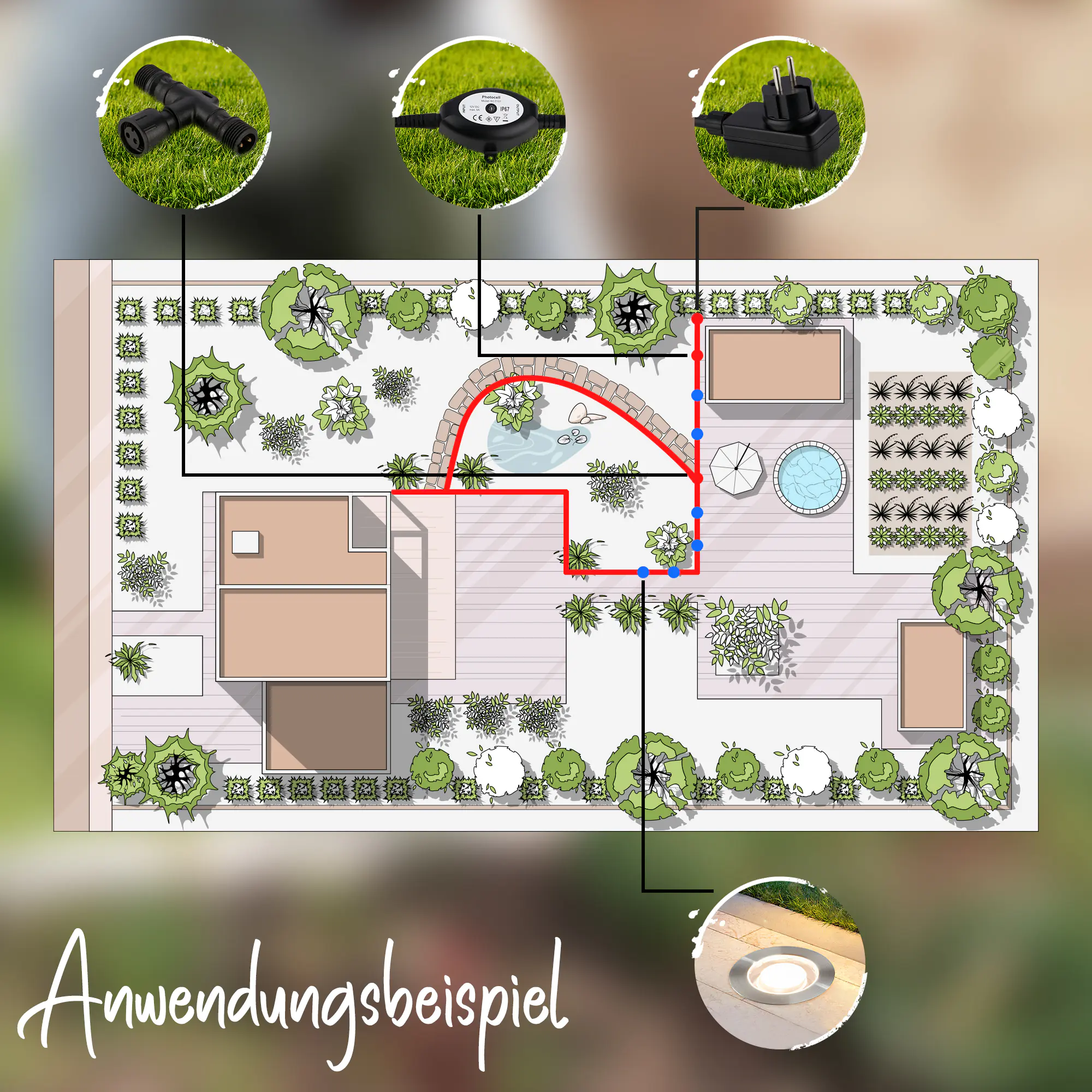 Briloner LED Außen-Bodenstrahler Kebony Connect to Shine 3er Ergänzungsset 1,8W Briloner LED Außen-Bodenstrahler Kebony Connect to Shine 3er Ergänzungsset 1,8W