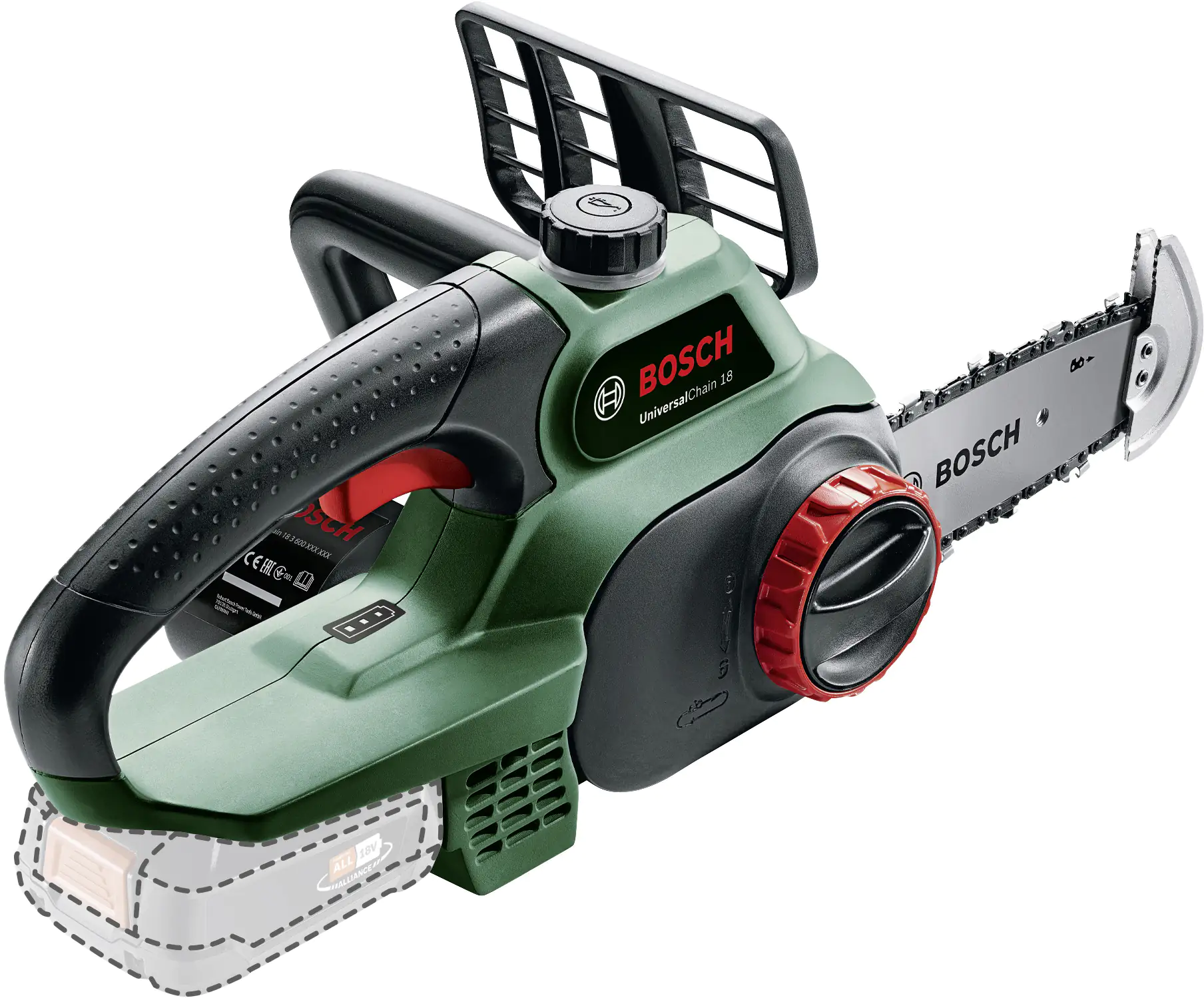 Bosch Akku-Kettensäge UniversalChain 18 18V 2,5 Ah Solo Bosch Akku-Kettensäge UniversalChain 18 18V 2,5 Ah Solo