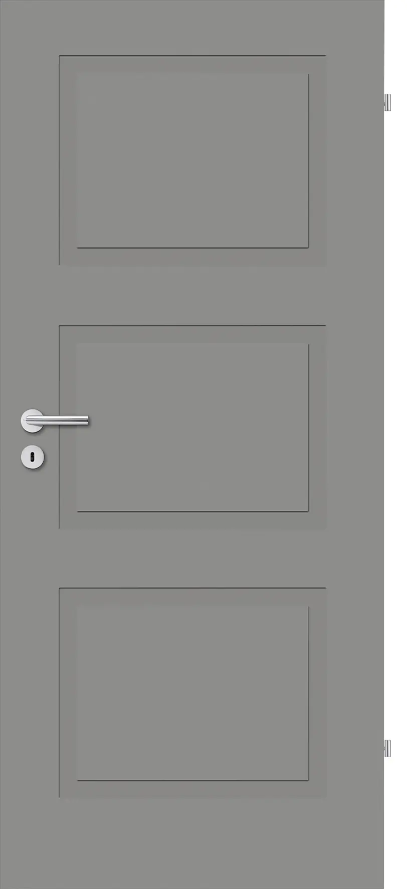 Borne Türblatt Lusso 03 Lack edelgrau Röhrenspan