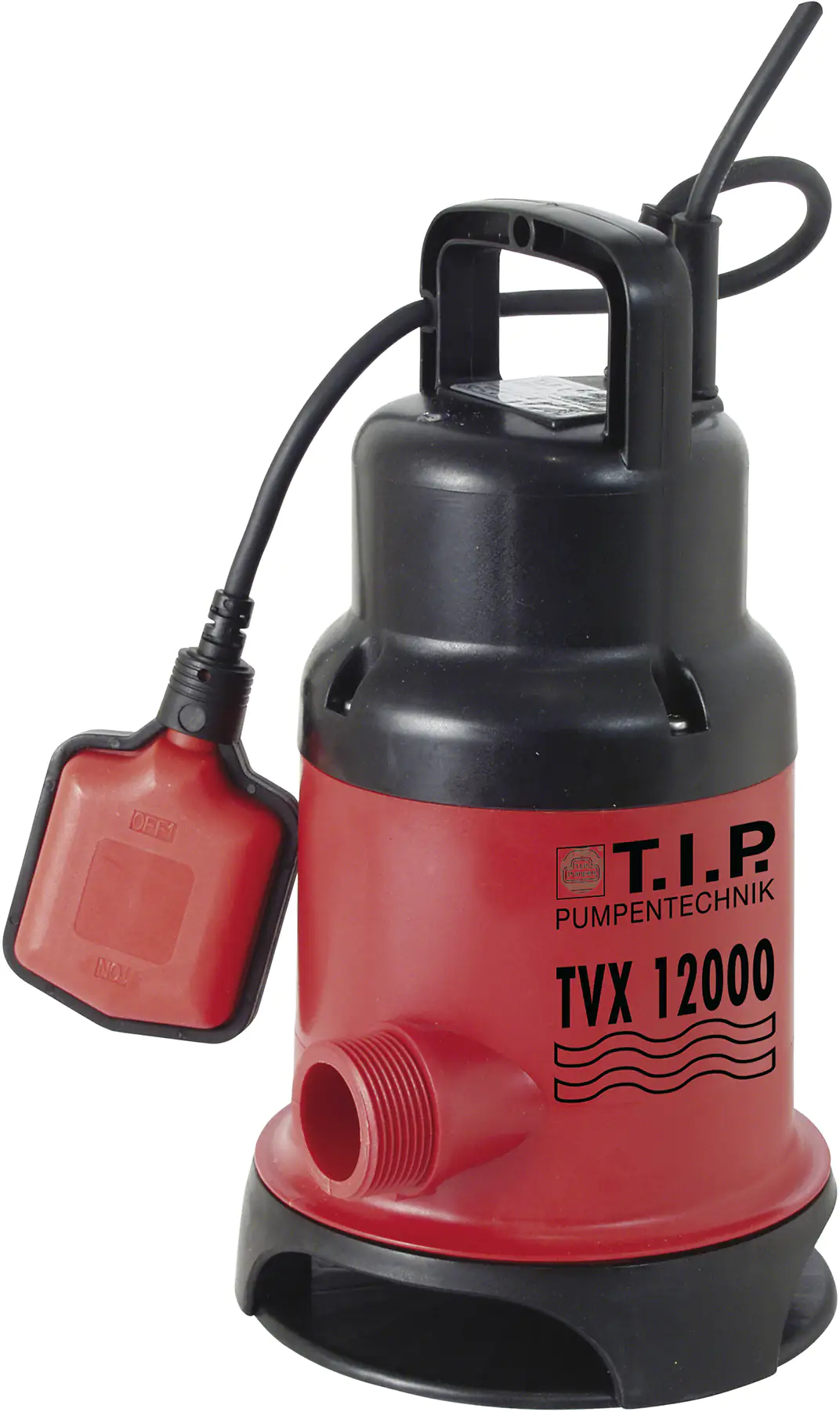 T.I.P. Schmutzwasser Tauchpumpe TVX 12000 10.800 l/h 6 m 480 Watt