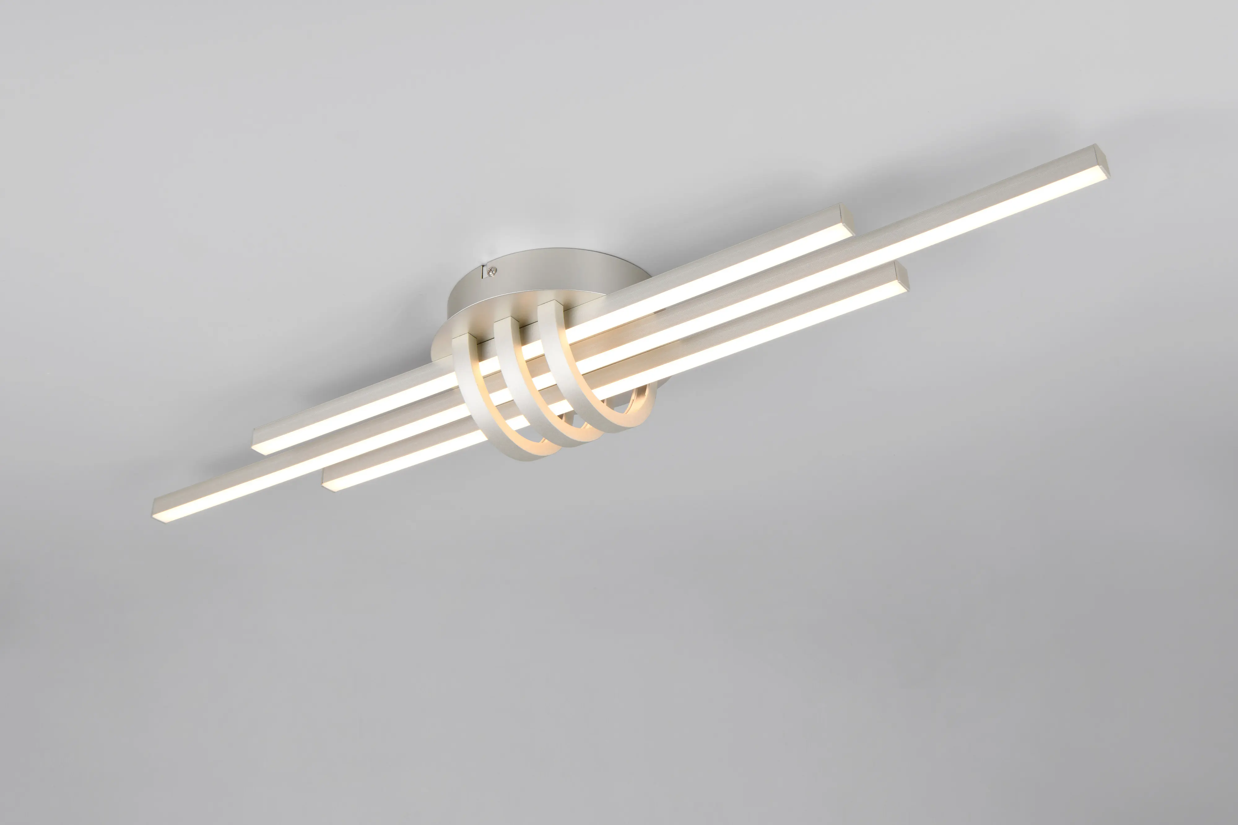 Reality LED Deckenleuchte Cinto 20W nickel warmweiß