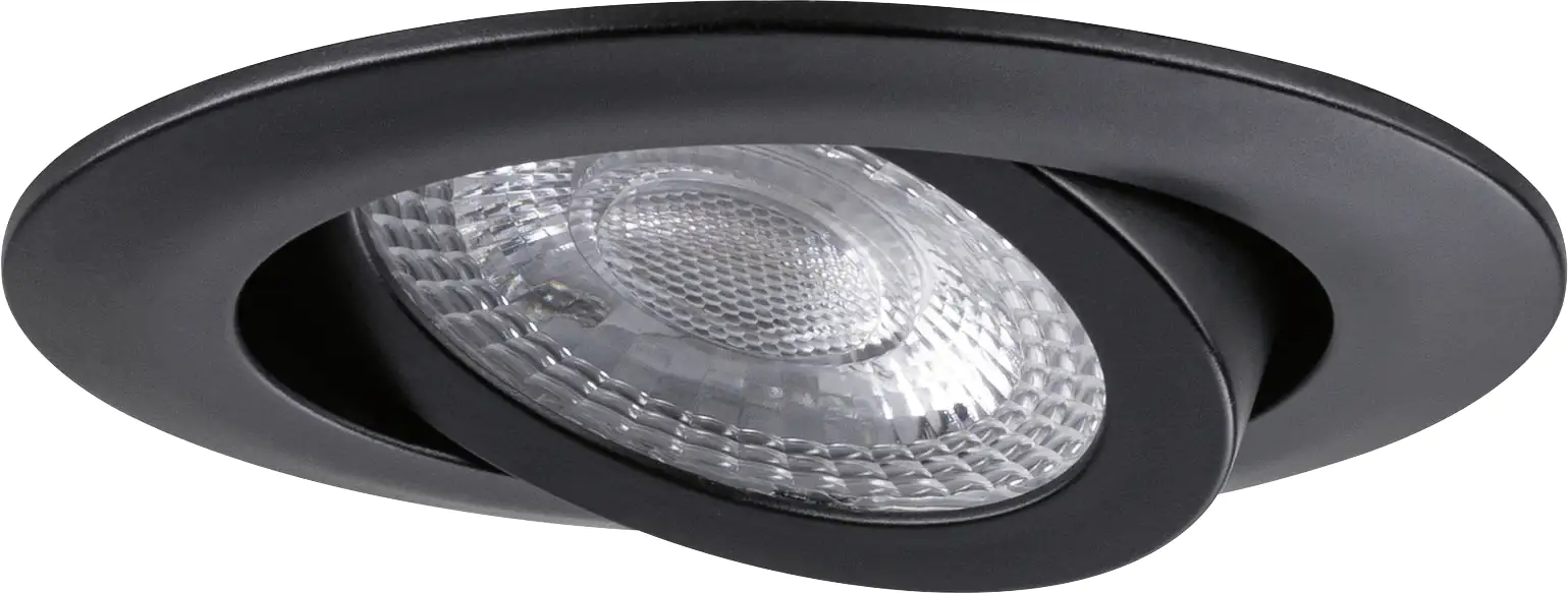 Paulmann LED Einbauleuchte schwarz schwenkbar