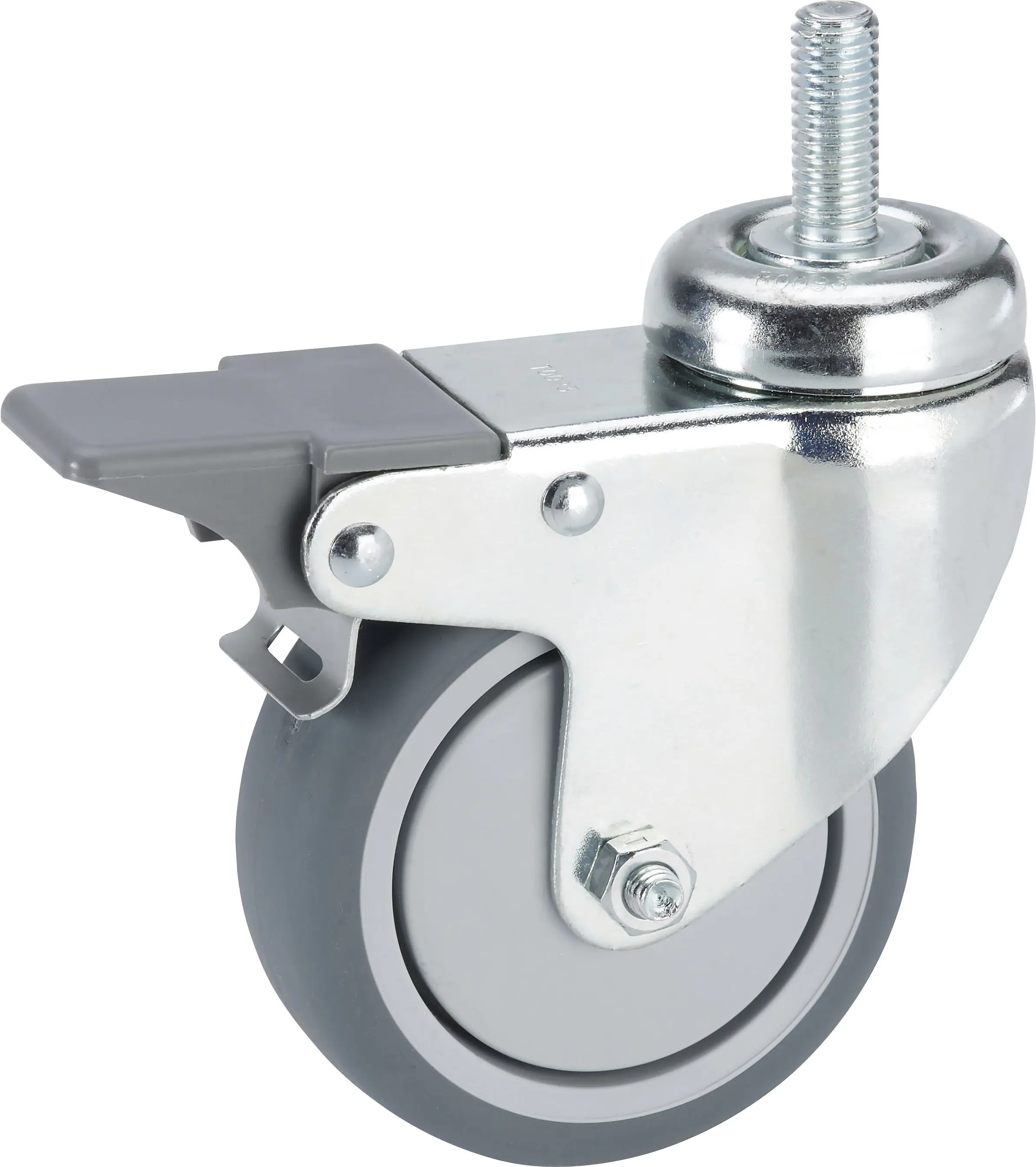 Apparate-Lenkrolle mit Totalfeststeller 75 x 24 mm Tragkr. 50 kg