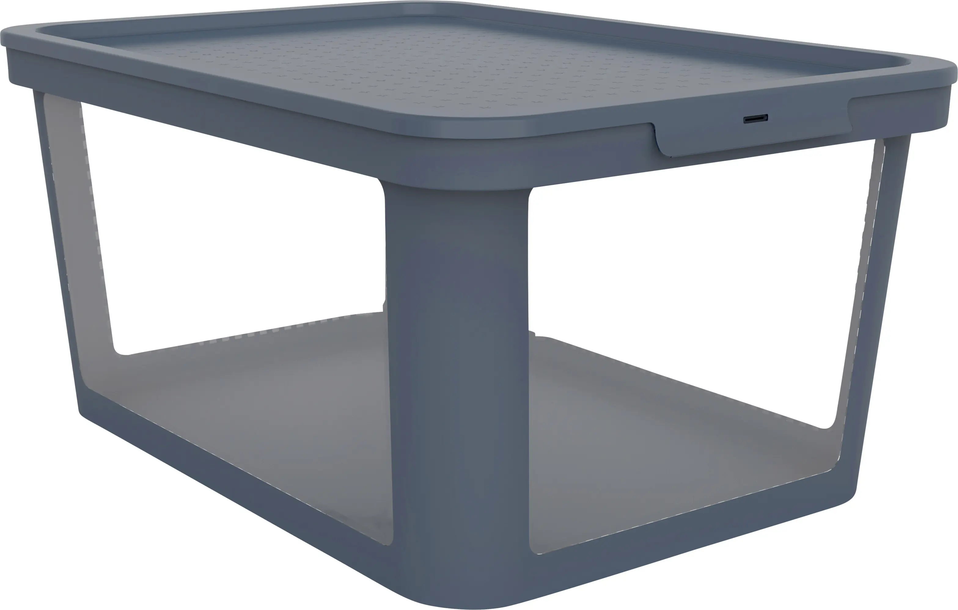 Rotho Aufbewahrungsbox mit Deckel 45 L Albris midnight blau Rotho Aufbewahrungsbox mit Deckel 45 L Albris midnight blau