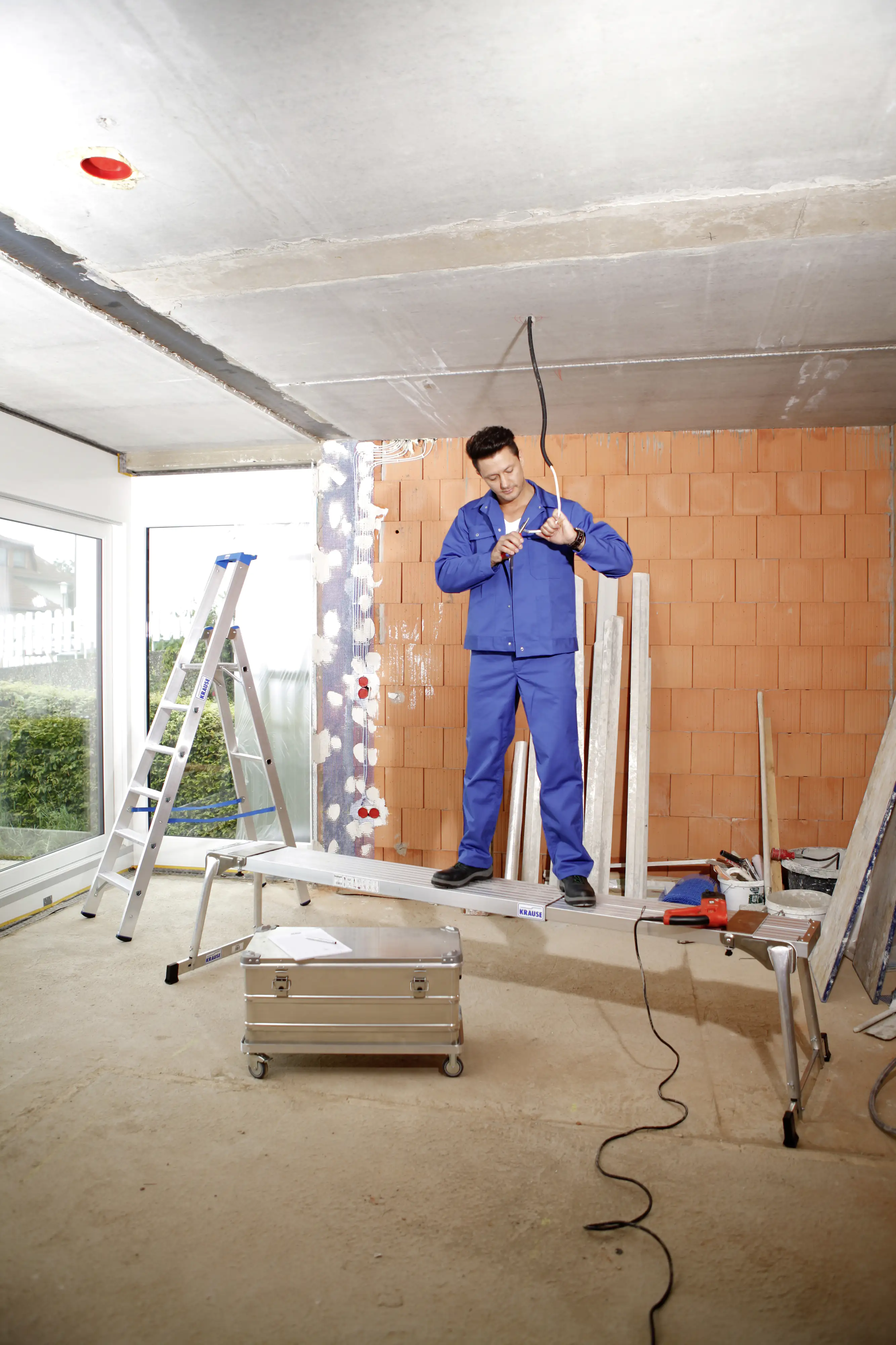 Krause Aluminium-Teleskop-Bohle STABILO TeleBoard 2,04 m