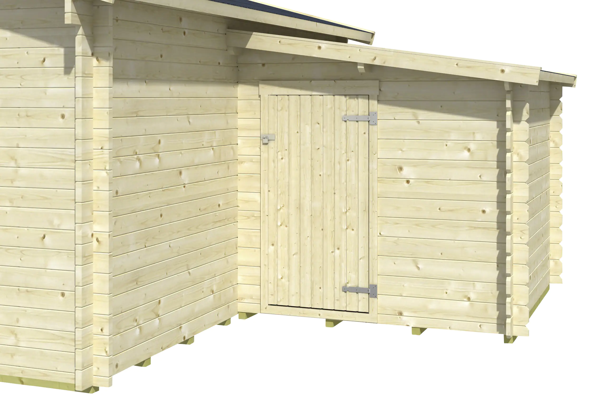 SKAN HOLZ Anbauschuppen 200x200cm SKAN HOLZ Anbauschuppen 200x200cm