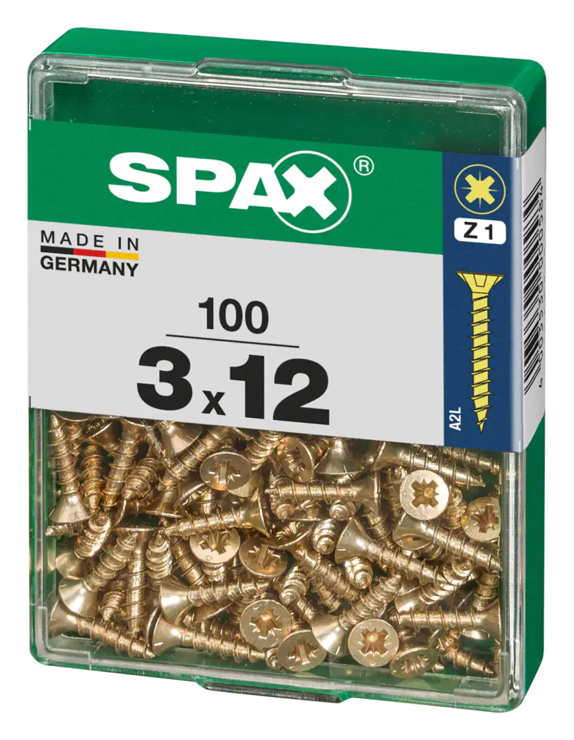 Spax Universalschrauben 3.0 x 12 mm PZ 1 - 100 Stk.