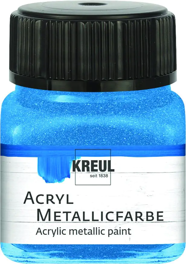 Kreul Acryl Metallicfarbe blau 20 ml