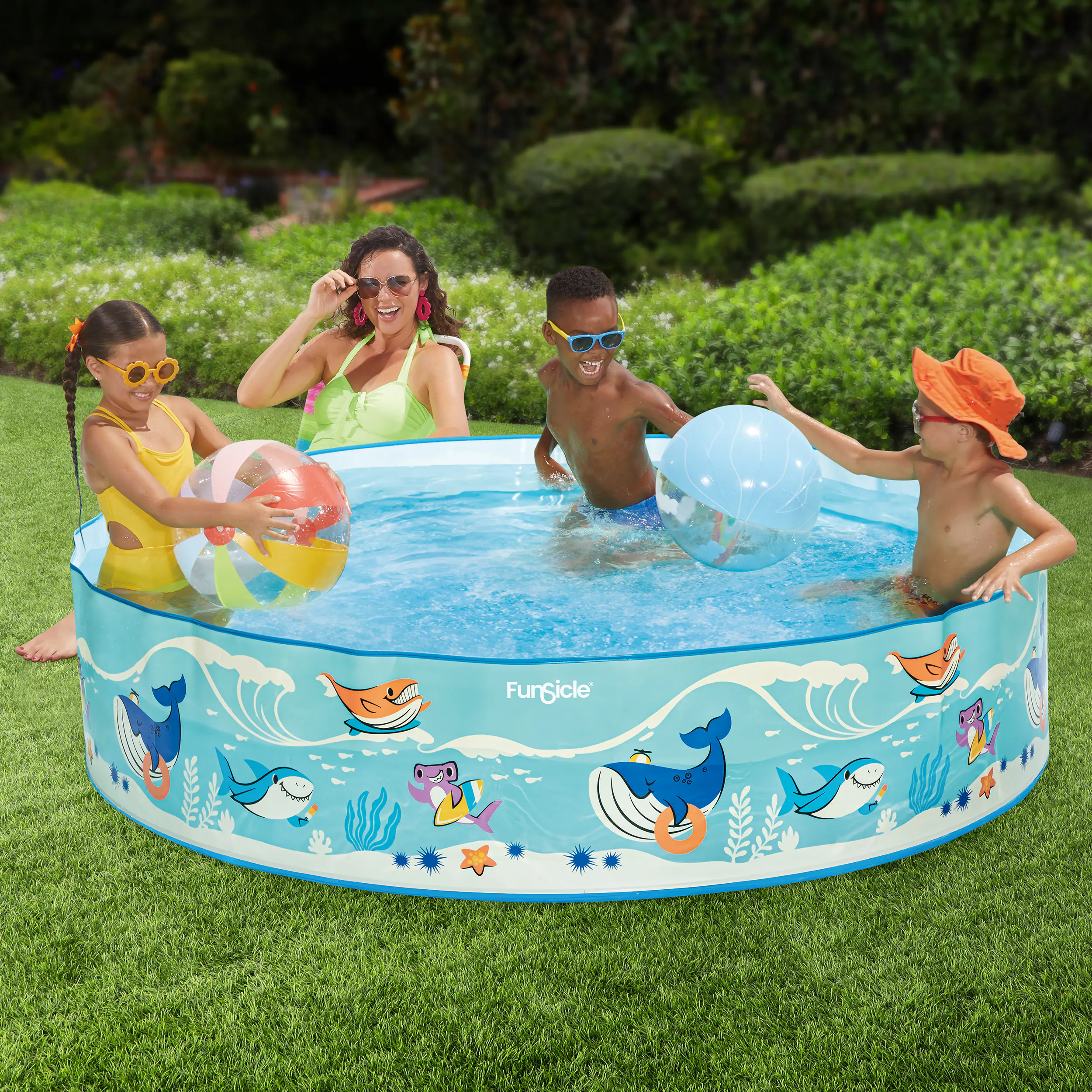Funsicle Kids Pool Ocean, 183x38cm Funsicle Kids Pool Ocean, 183x38cm