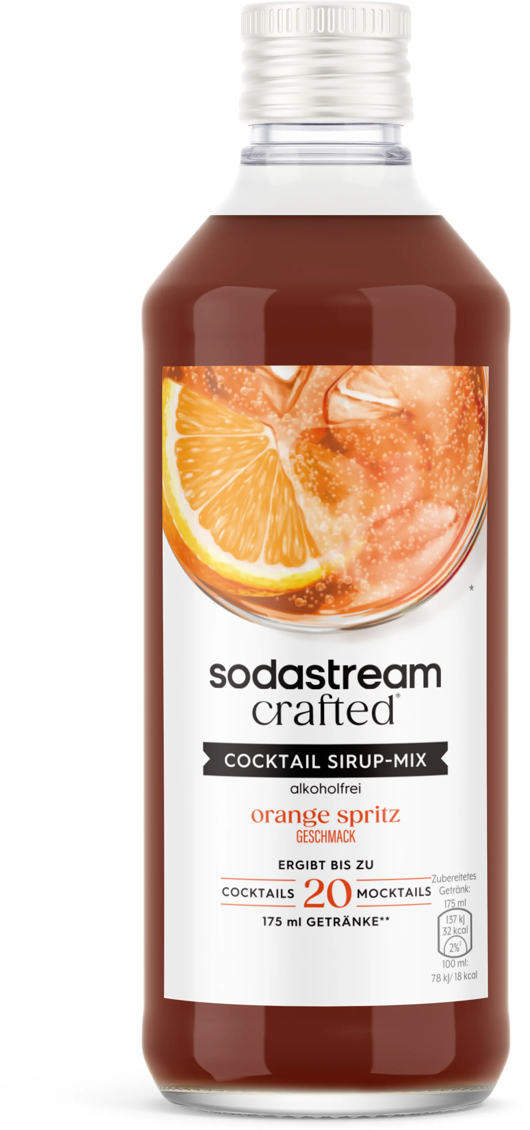 Sodastream Crafted Cocktail Drink Mix Sirup Orange-Spritz 330 ml 