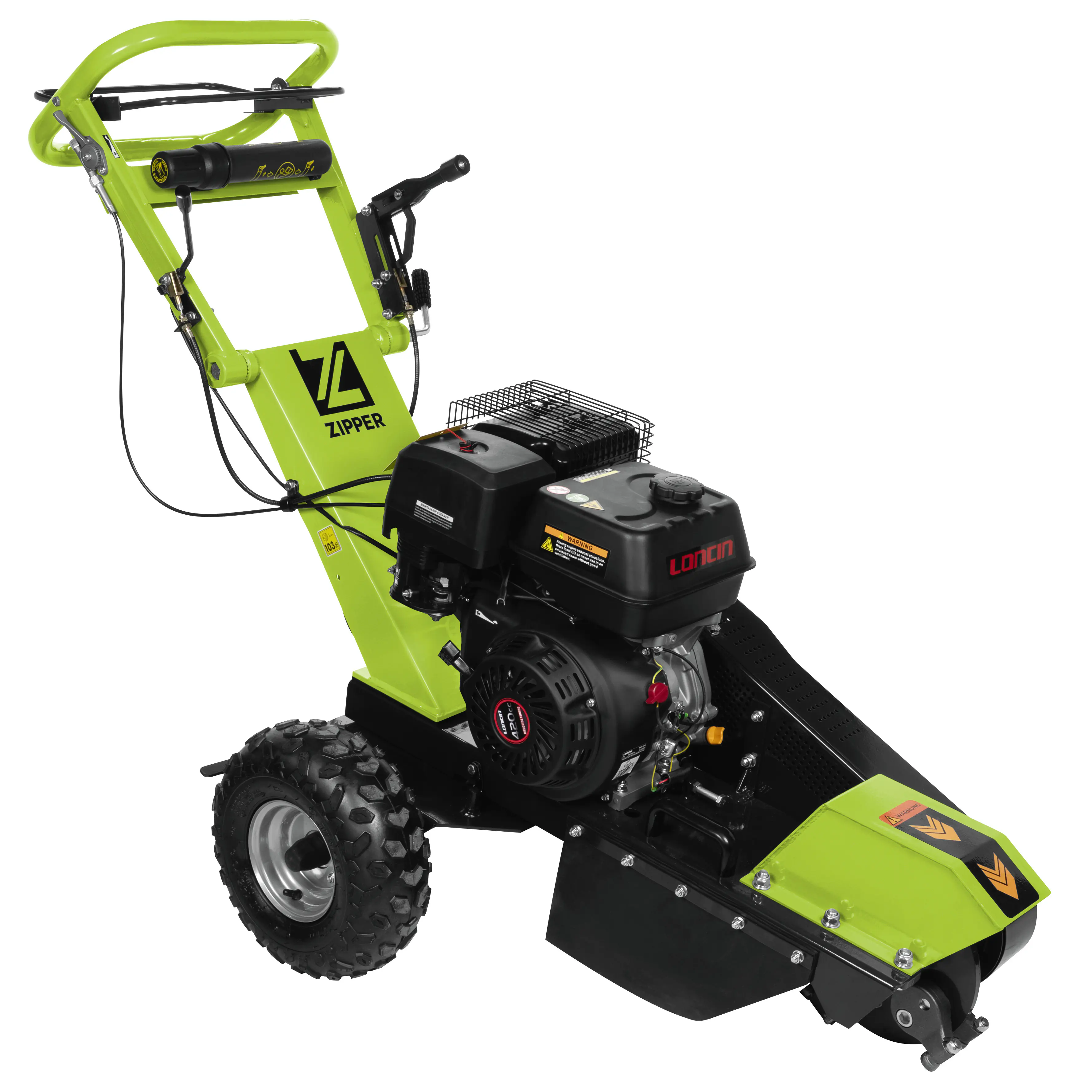 Zipper Baumstumpffräse ZI-BSF1500, Fräshöhe 600 mm, max. Neigung 15° Zipper Baumstumpffräse ZI-BSF1500, Fräshöhe 600 mm, max. Neigung 15°