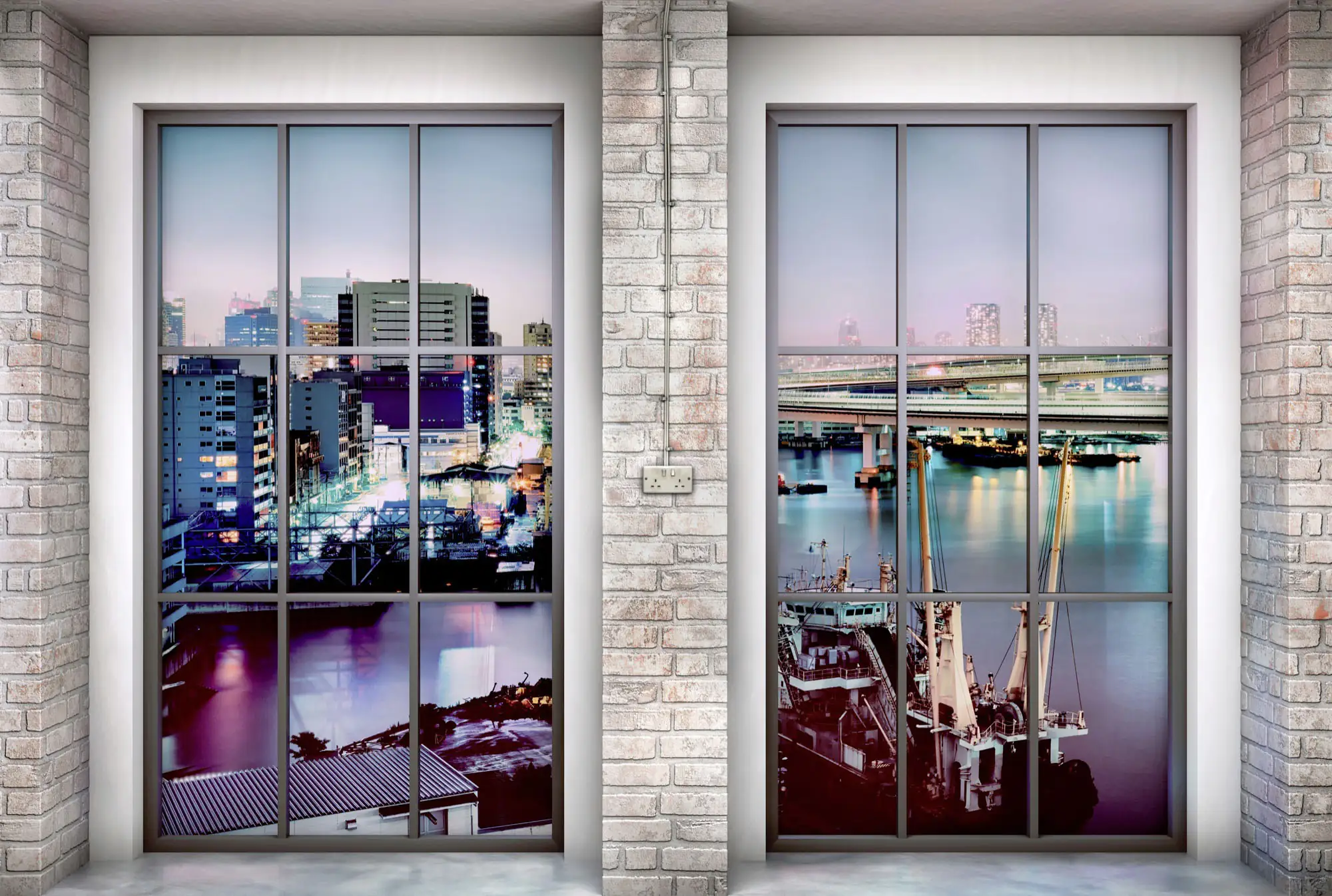 Komar Vlies Fototapete Loft 368 x 248 cm 