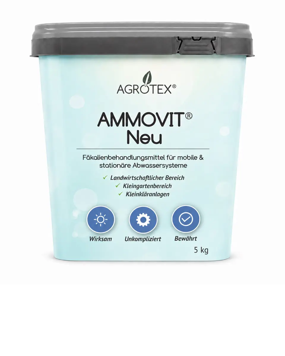 Agrotex Ammovit Neu Zusatz für Campingtoiletten 5 kg