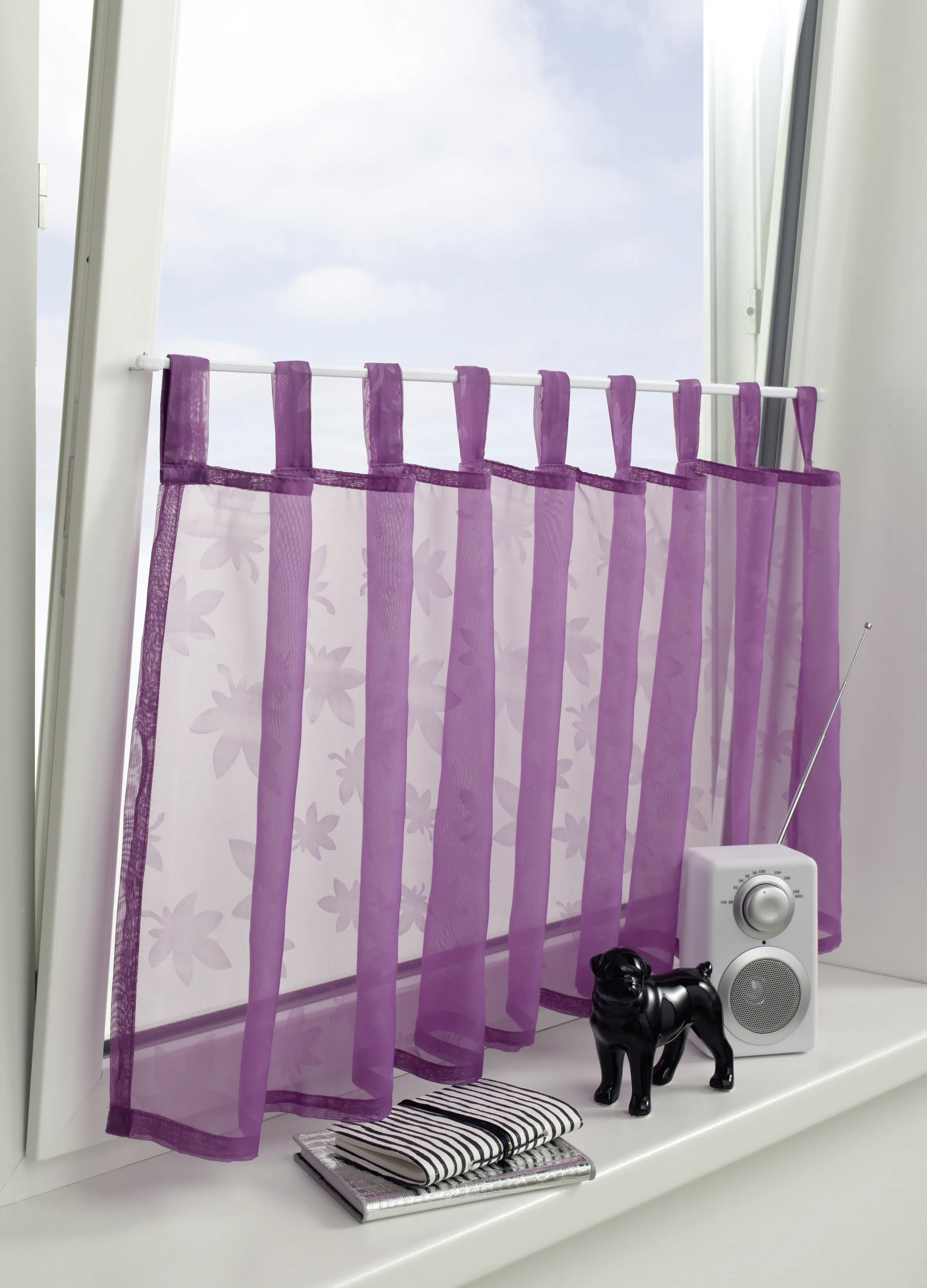 Gardinia Vitragestange flachoval weiß, Ø 11 mm, ausziehbar 50 - 80 cm Gardinia Vitragestange flachoval weiß, Ø 11 mm, ausziehbar 50 - 80 cm