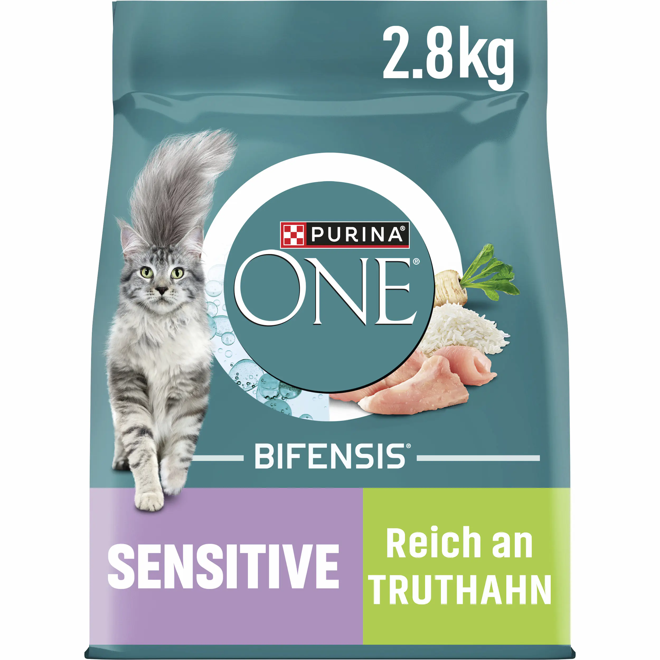 Purina One Katzenfutter Sensitive reich an Truthahn 2,8 kg