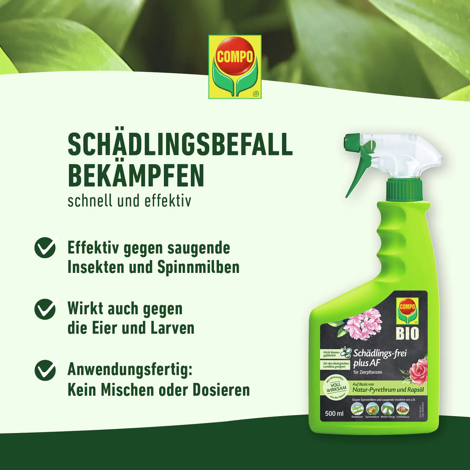 Compo Schädlings-frei plus AF 500 ml