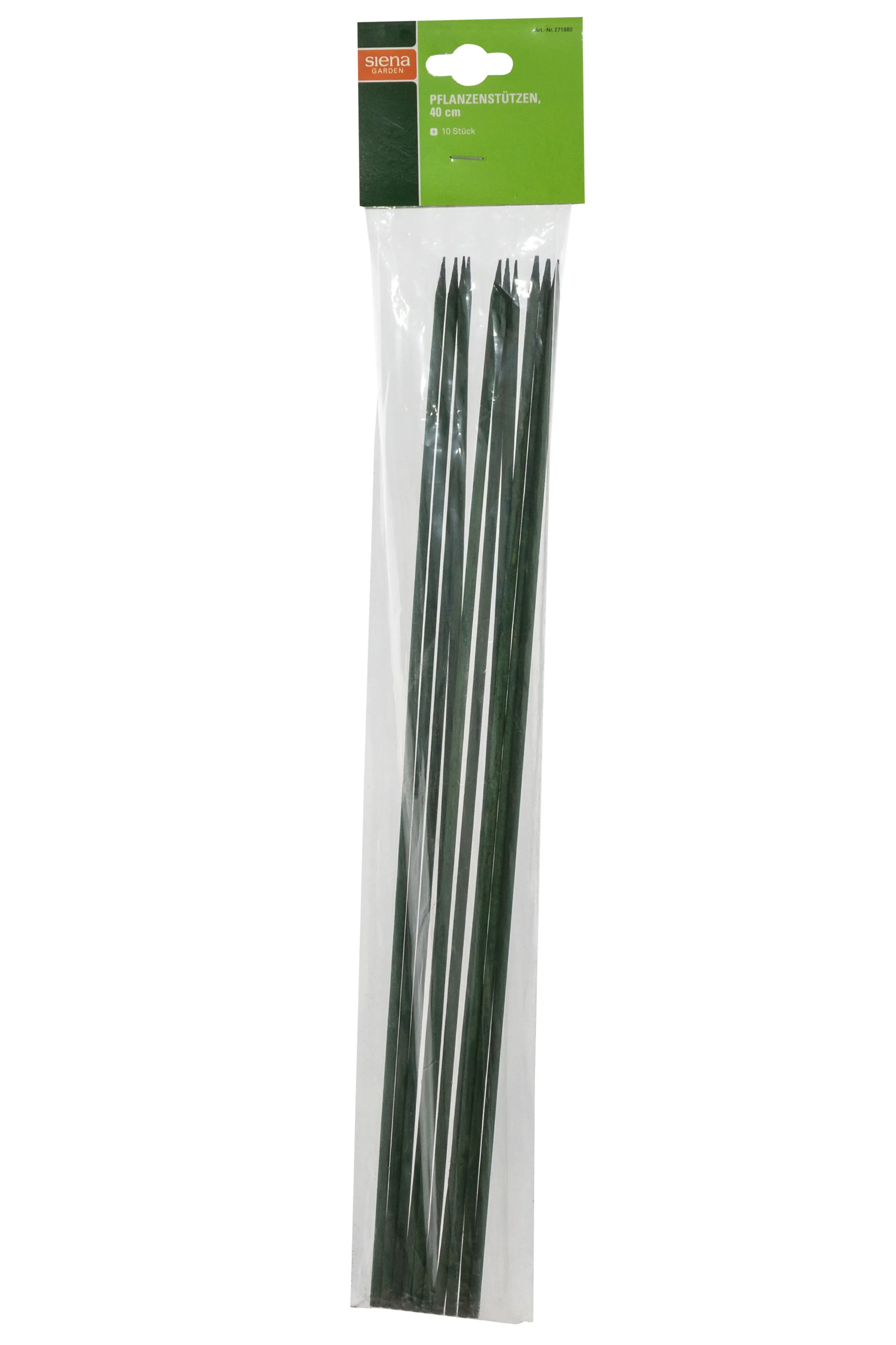 Siena Garden Pflanzstab grün 40 cm - 10 Stück