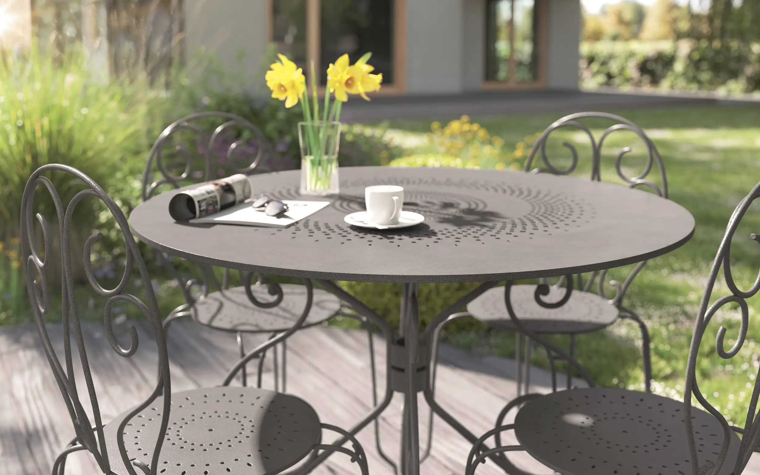 Alpina Metallschutz-Lack Eisenglimmer 750 ml dunkelgrau Alpina Metallschutz-Lack Eisenglimmer 750 ml dunkelgrau