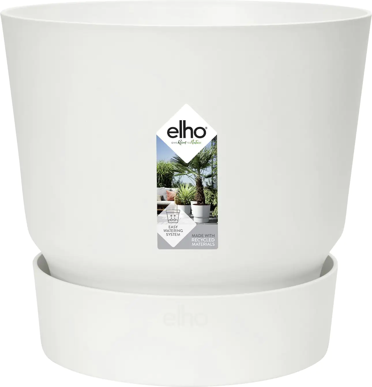 Elho Pflanztopf Greenville Ø 40 x 37 cm weiß Elho Pflanztopf Greenville Ø 40 x 37 cm weiß