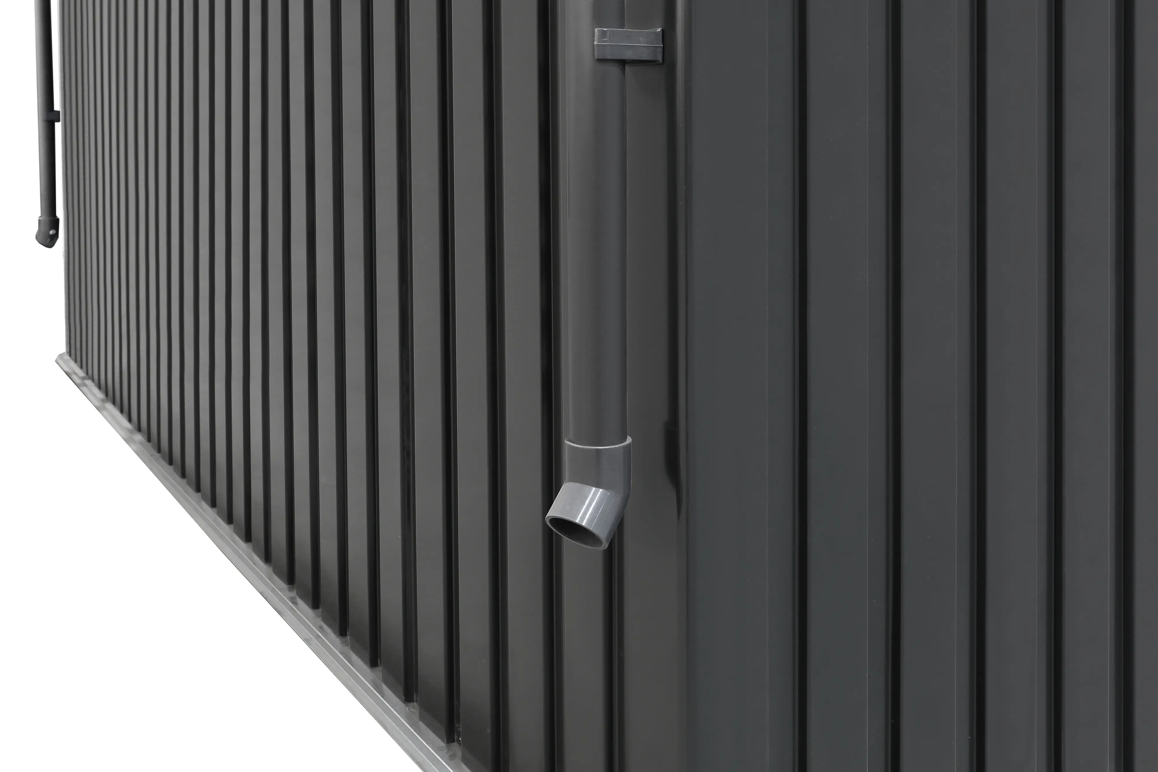 Tepro Metallgerätehaus Premium Shed 8x10 inkl. Regenrinne 300 x 180 cm