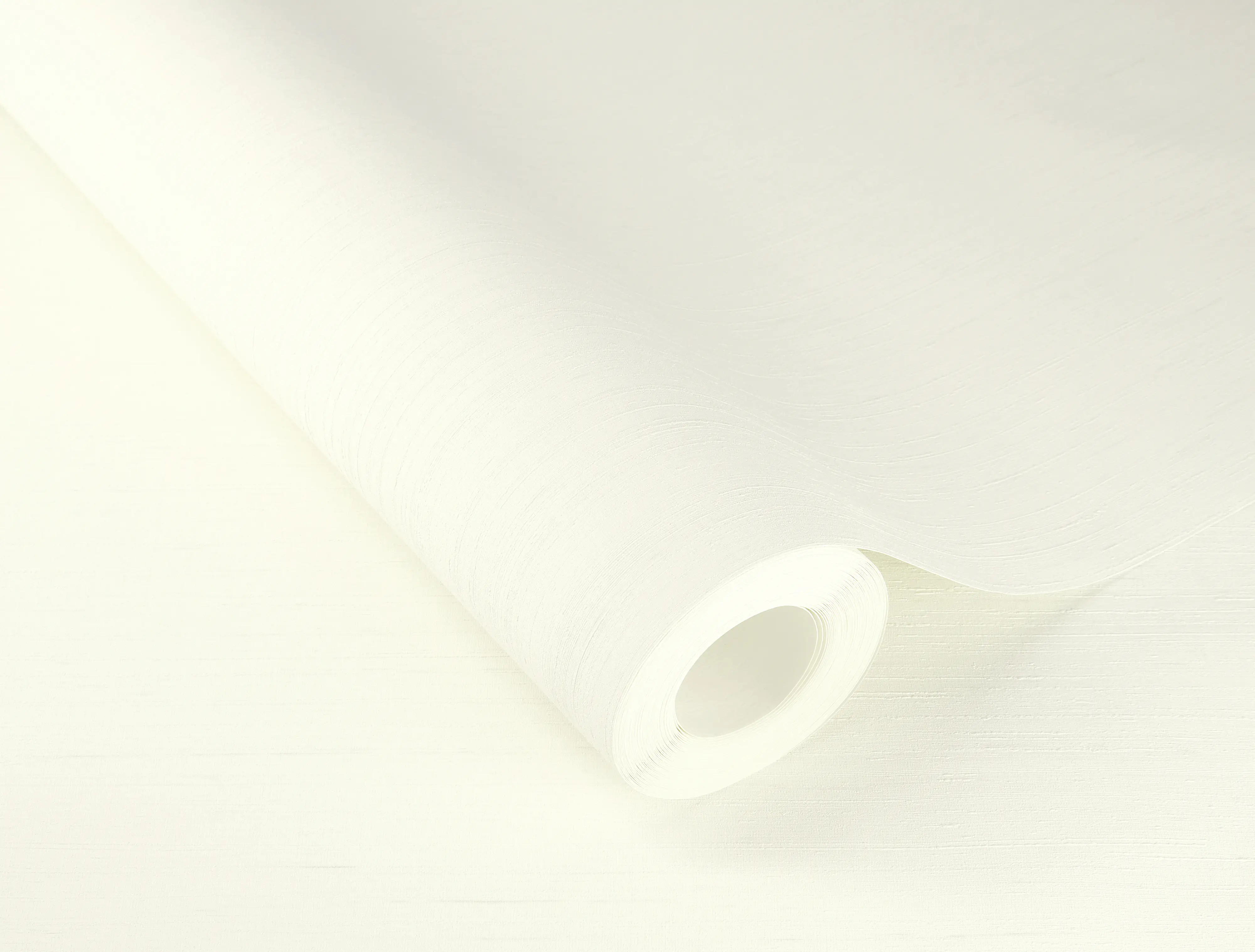 Rasch Vliestapete 746013 Weiß-Cremeweiß Uni 10,05 m x 0,53 m