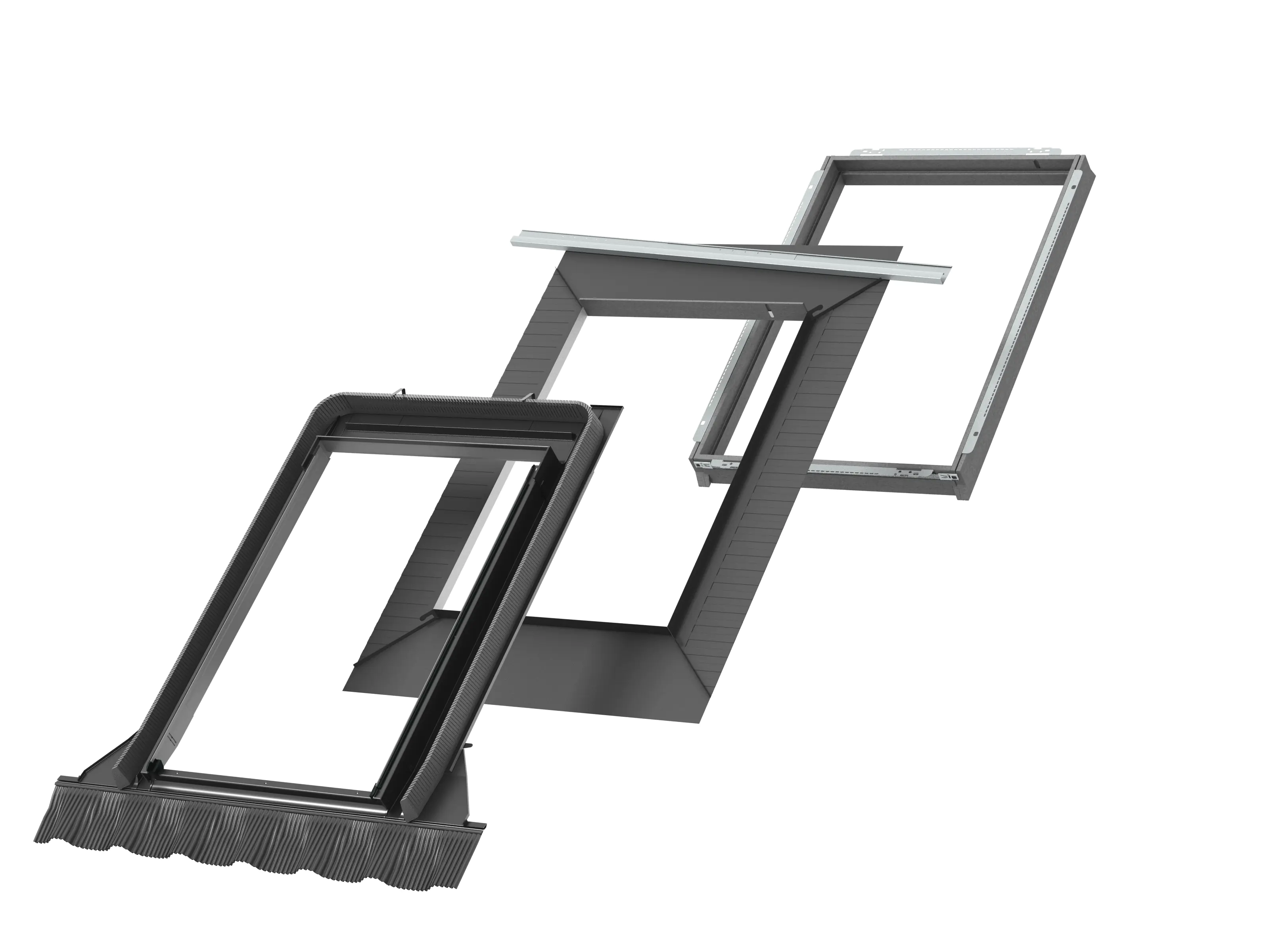 Velux Eindeckrahmen für Dachfenster EDW CK04 2000 55 x 98 cm Velux Eindeckrahmen für Dachfenster EDW CK04 2000 55 x 98 cm