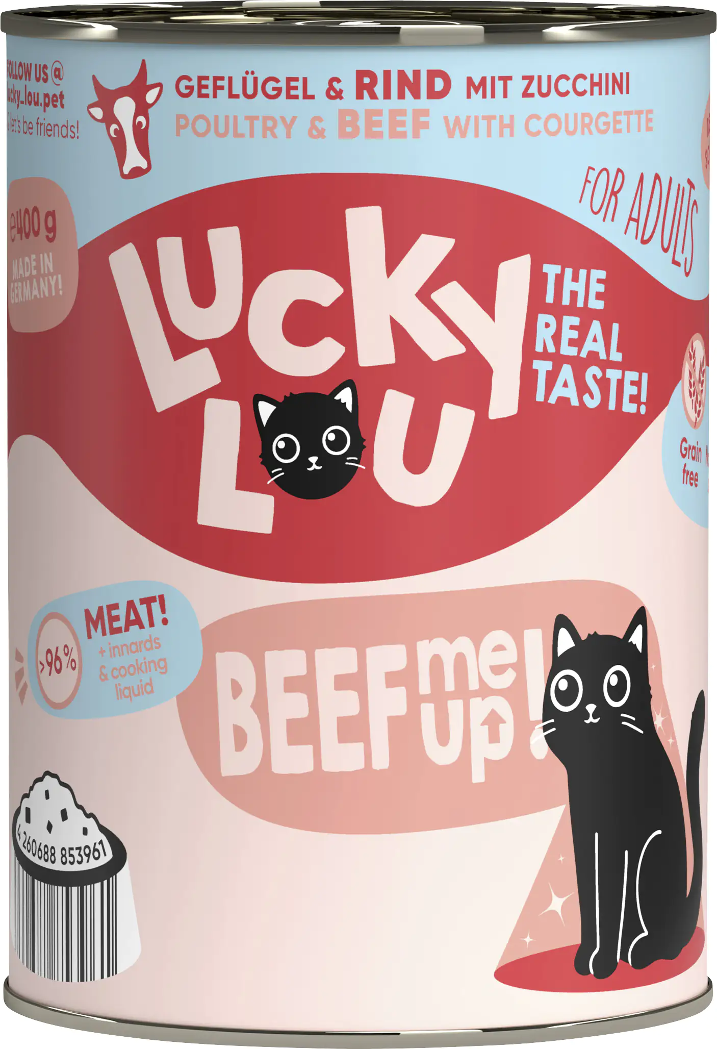 Lucky Lou Lifestage Adult Geflügel und Rind 400g