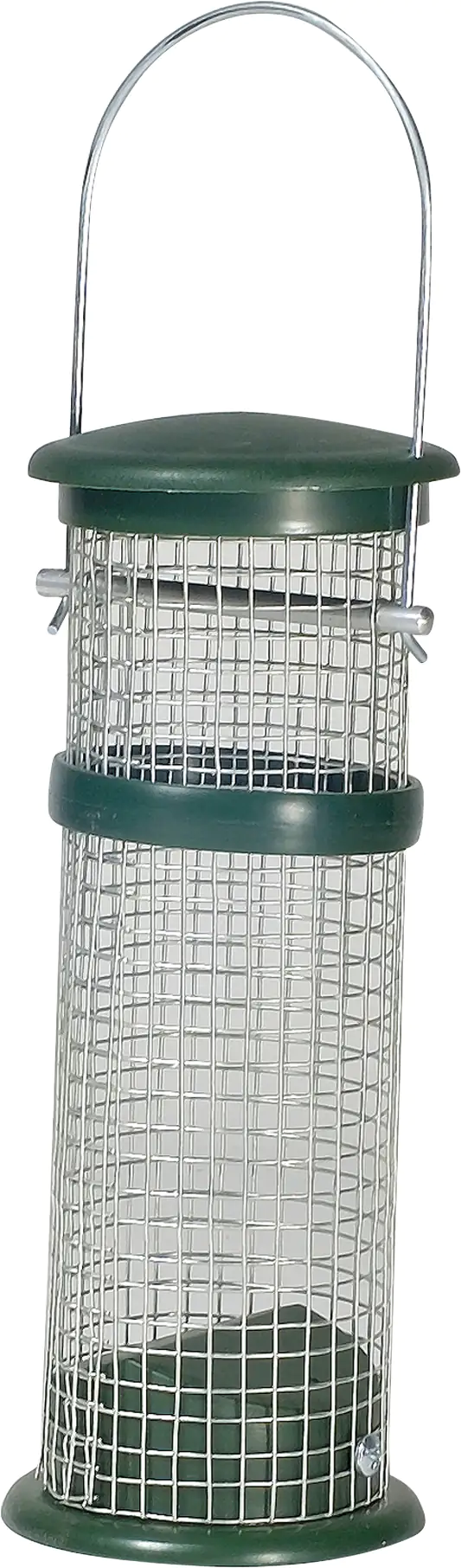 5051054205045 Erdnusssäule Metall klein grün Ø 6,5, Höhe 21,5 cm