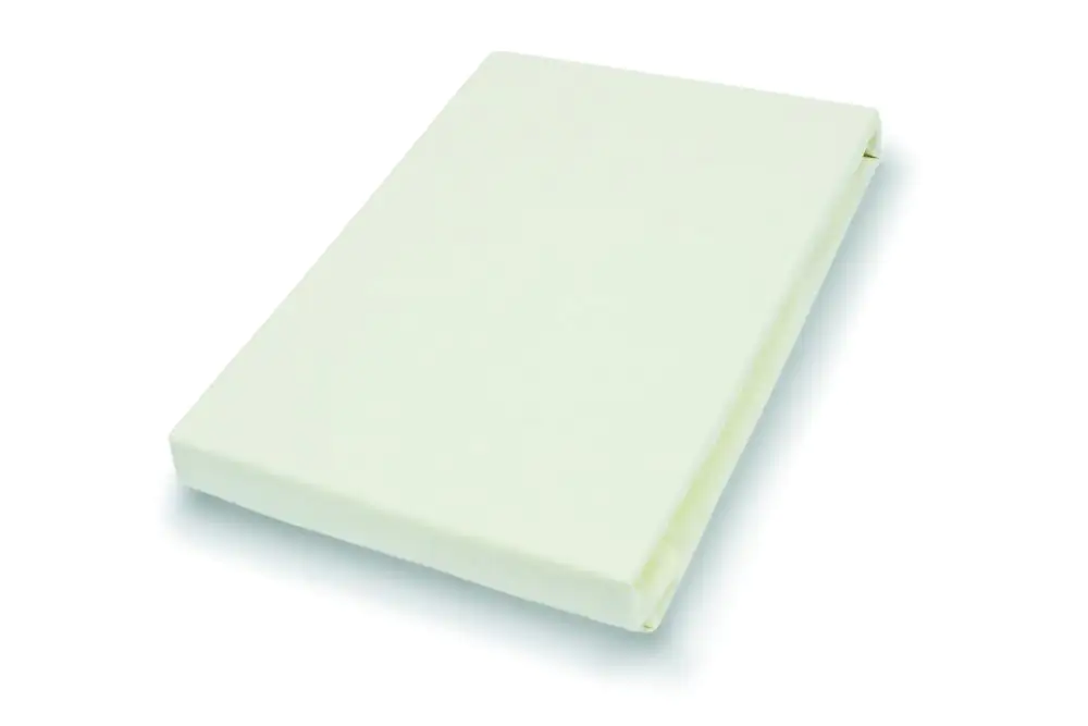 Vario Jersey-Spannbetttuch ecru, 190 x 200 cm