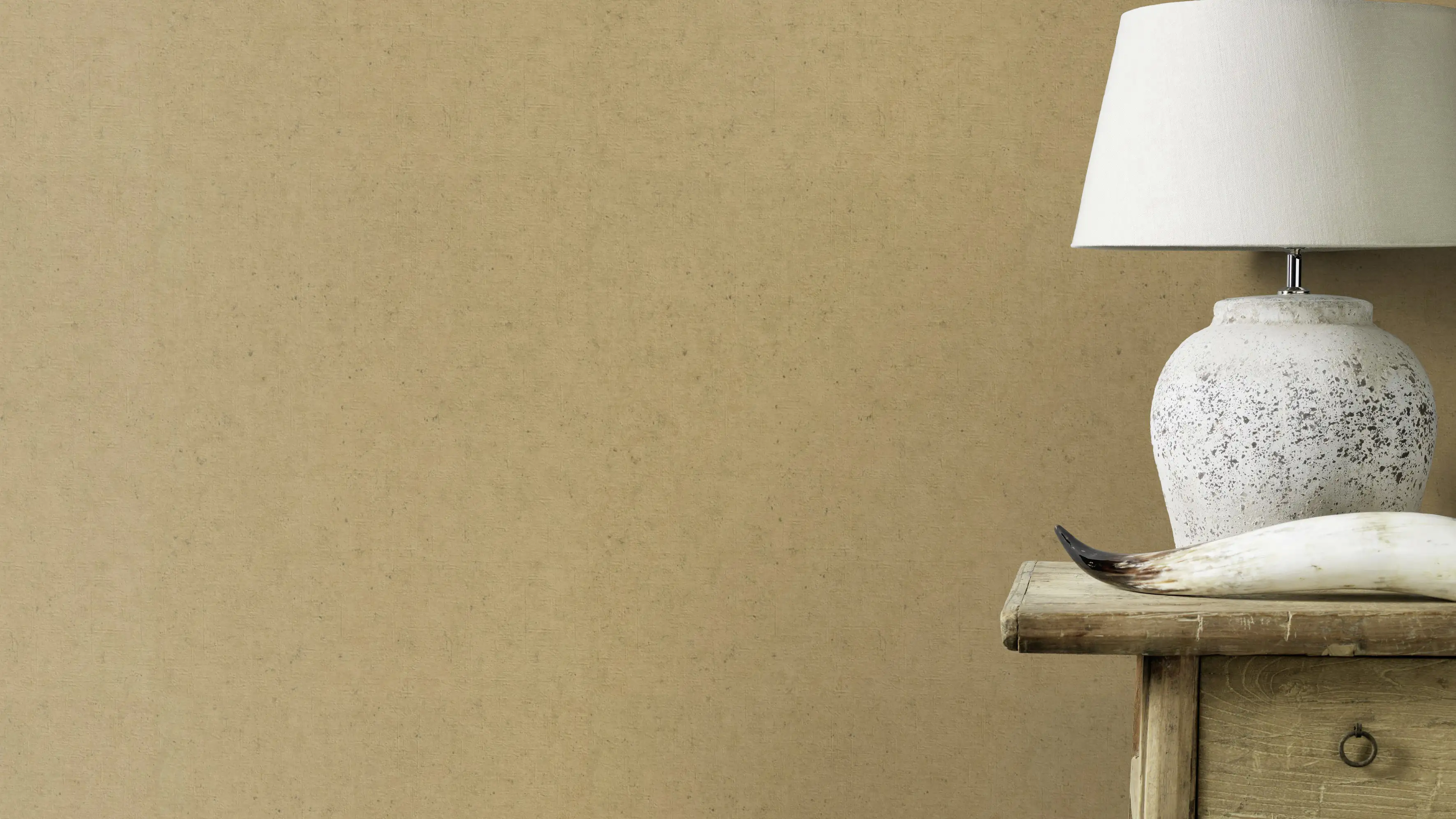 Rasch Vliestapete 520897 Braun-Ockerbraun Uni 10,05 m x 0,53 m