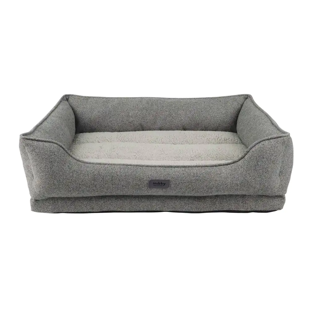 Nobby Orthopädisches Hundebett Calbu eckig grau