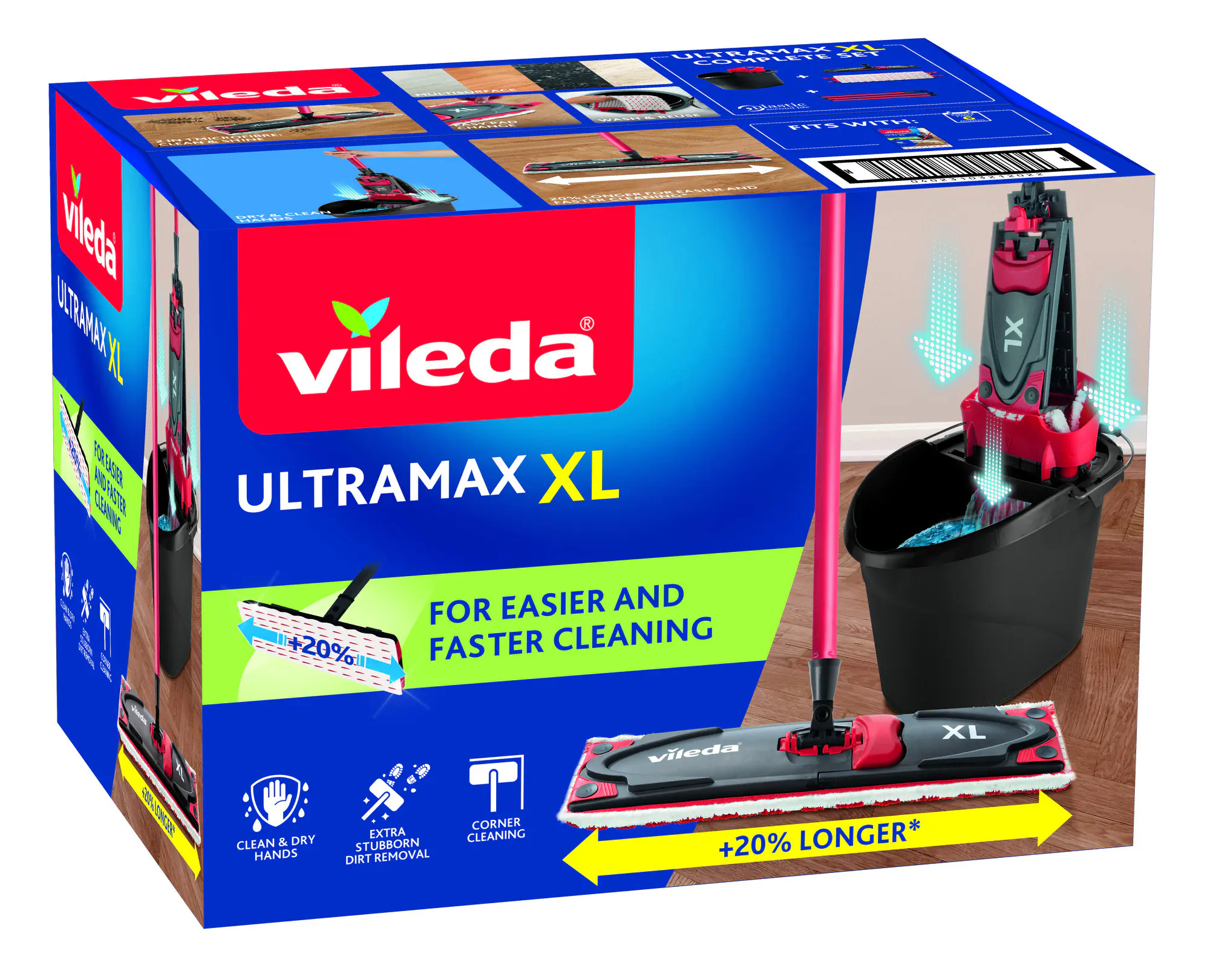 Vileda Bodenwischer-Set Ultramax XL 42 cm Wischbreite