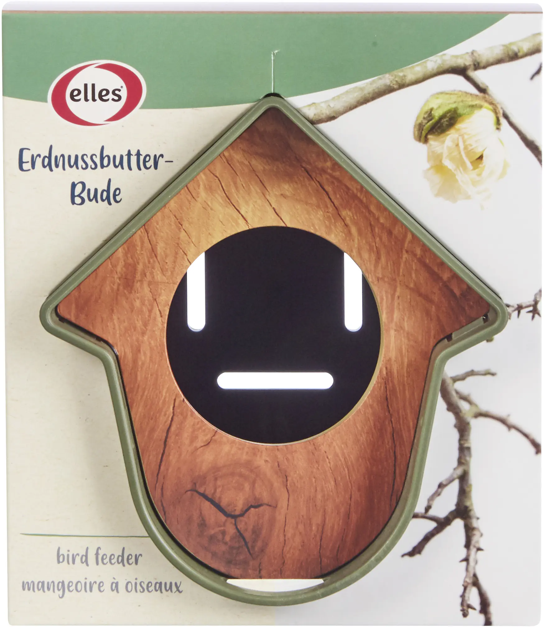 Elles Vogelfutterspender Erdnussbutter-Bude