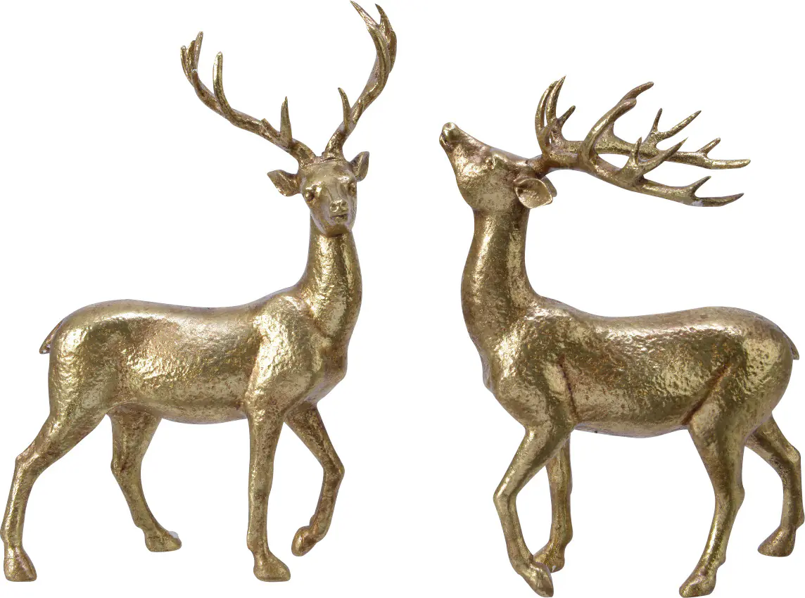 Kaemingk Dekofigur Hirsch 29,9 x 47,6 cm