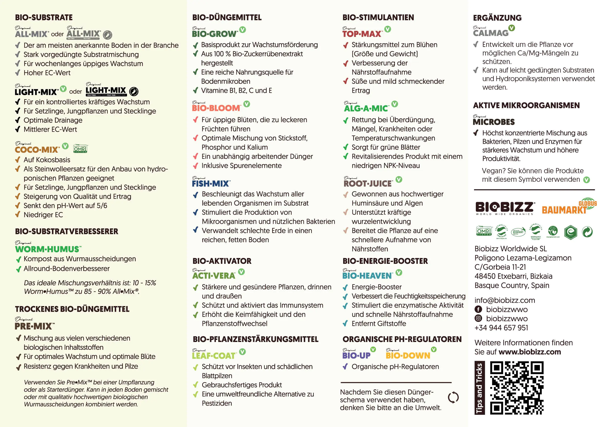 BioBizz Grow Starters Pack 1 Stück BioBizz Grow Starters Pack 1 Stück