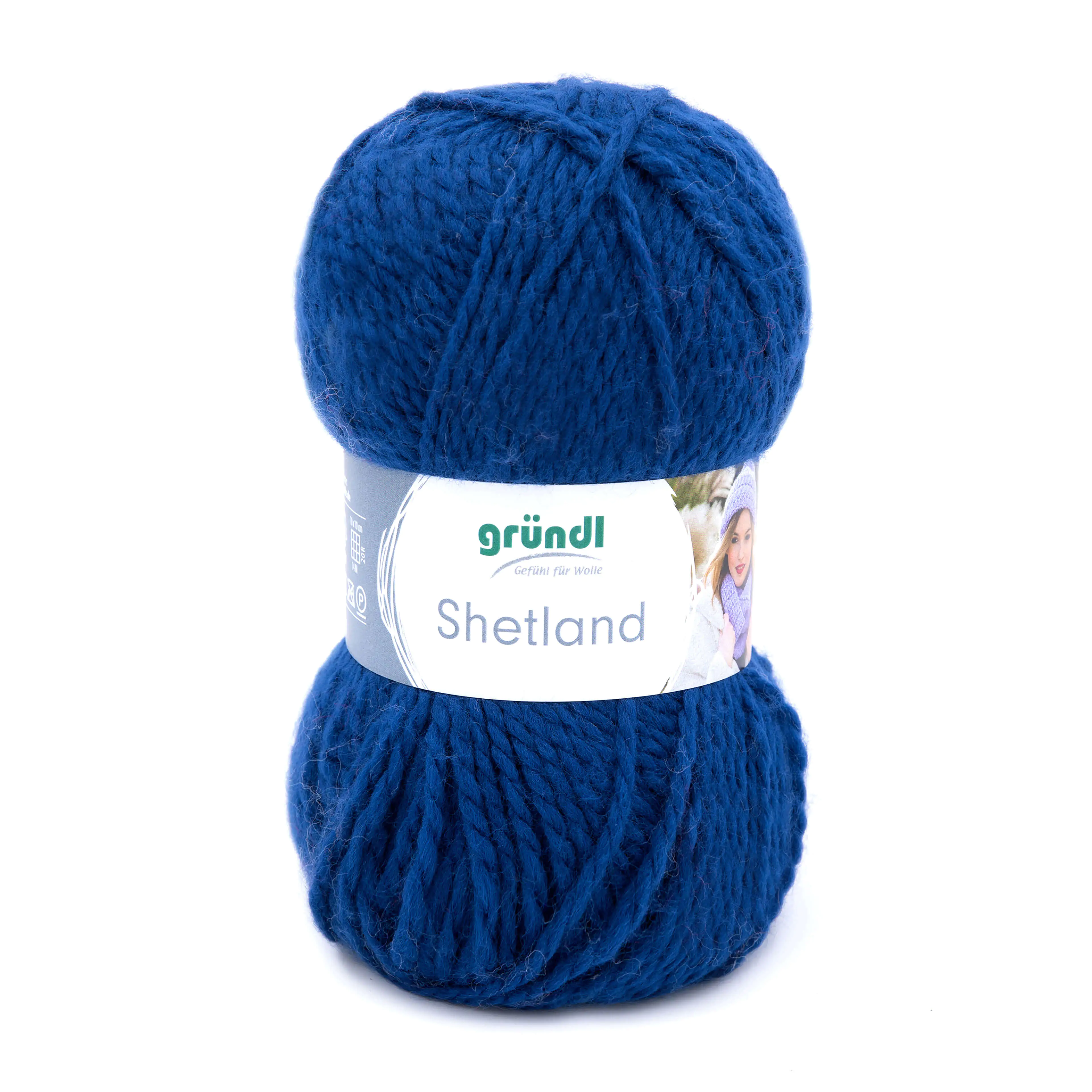 Gründl Wolle Shetland 100 g blau