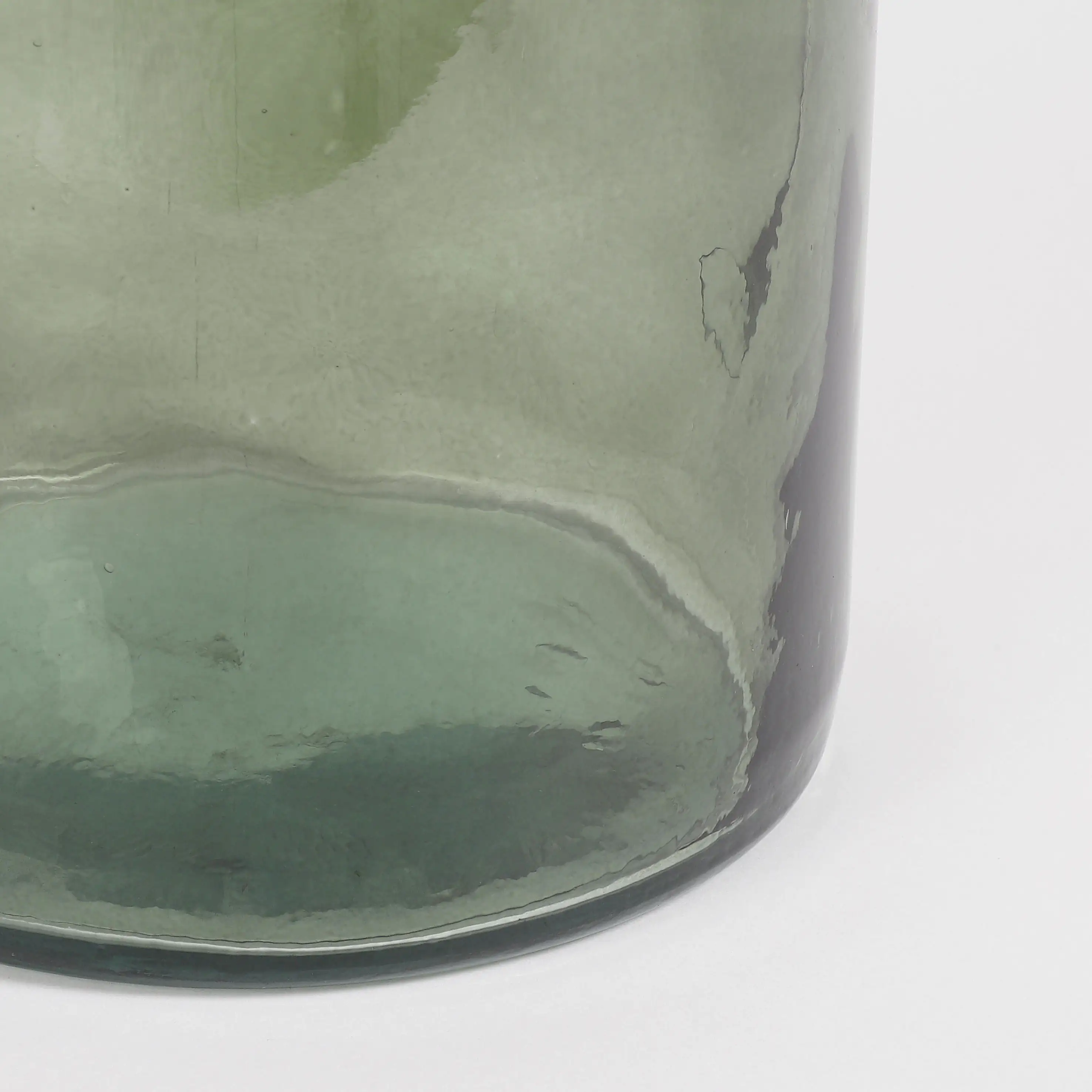 Mica Glas Flasche Rioja grün, 50 x 15 cm