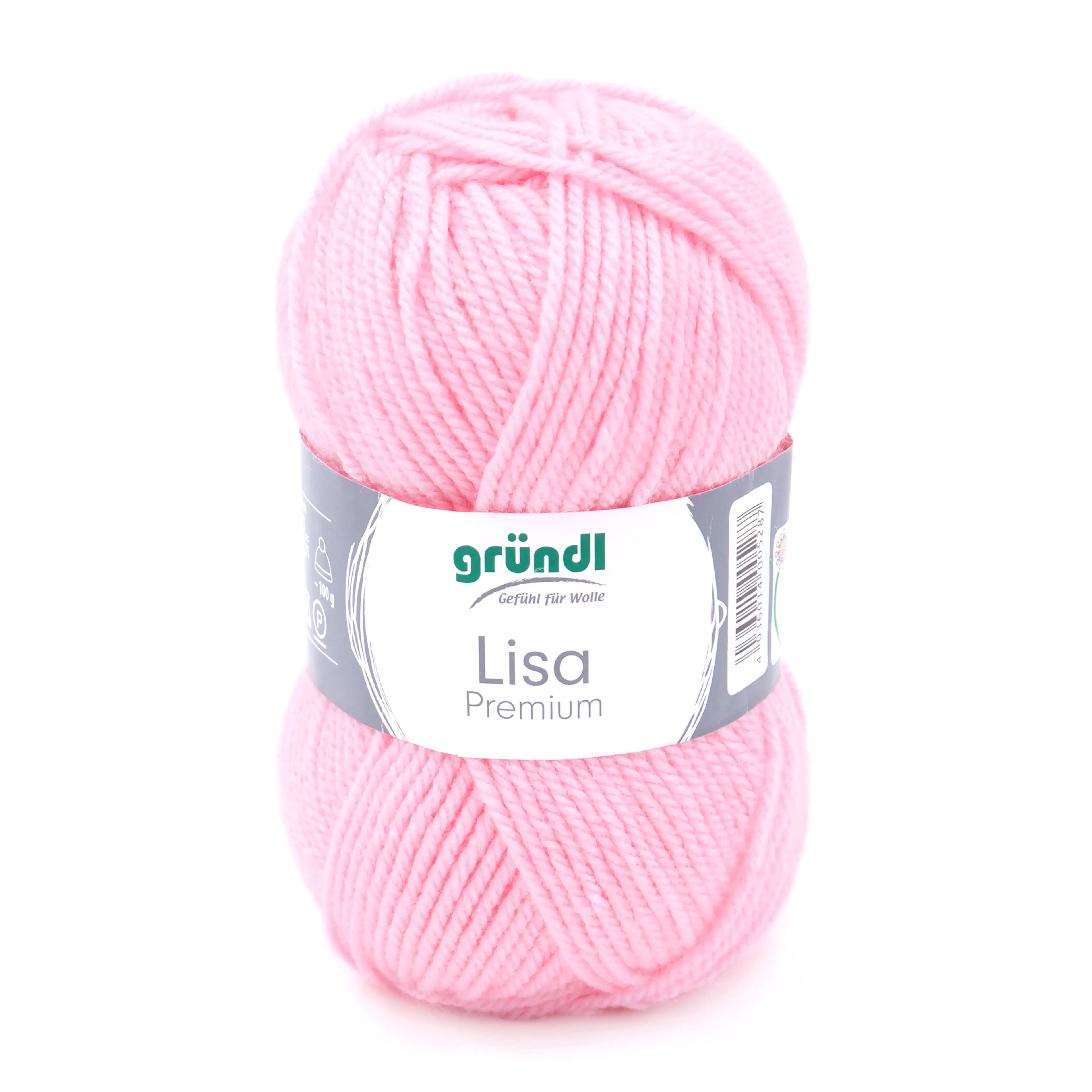 Gründl Wolle Lisa Premium uni 50 g babyrosa