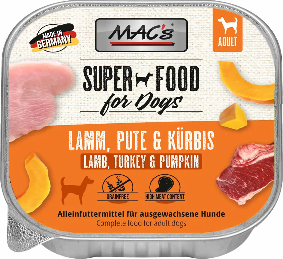 Macs Dog Lamm & Pute & Kürbis 150 g